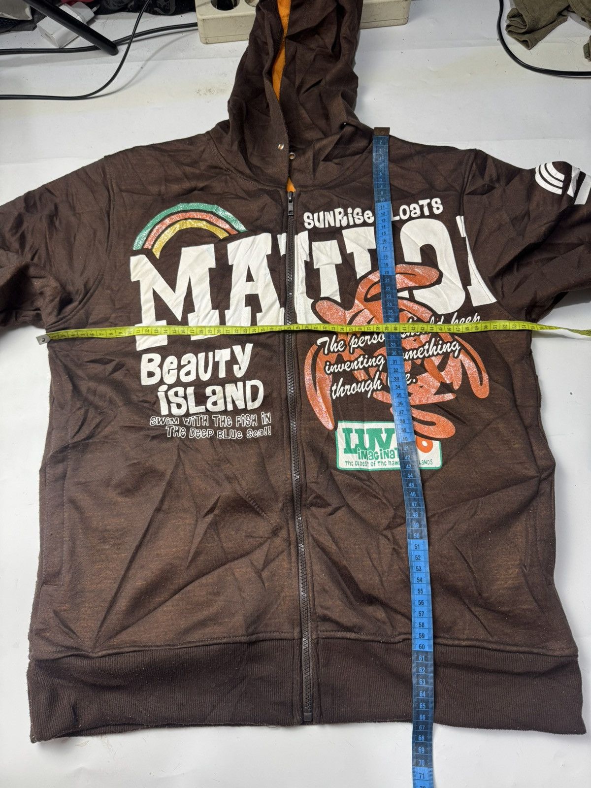 Japanese Brand Japanese Poem Maui Hoodie Ifsix Lgb styled Size US L / EU 52-54 / 3 - 9 Thumbnail