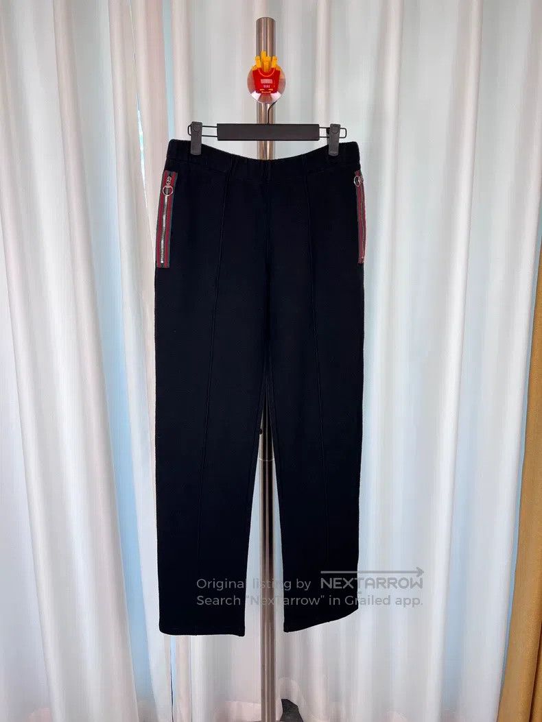 Gucci Gucci SizeS Red and green zippered casual pants Size US 31 - 2 Thumbnail