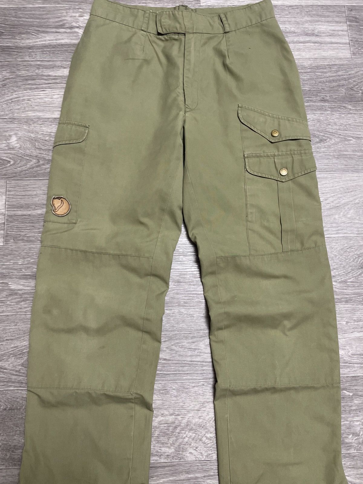 Fjallraven Vintage Fjallraven Khaki Cargo Pants Outdoor 90s Size US 29 - 3 Thumbnail