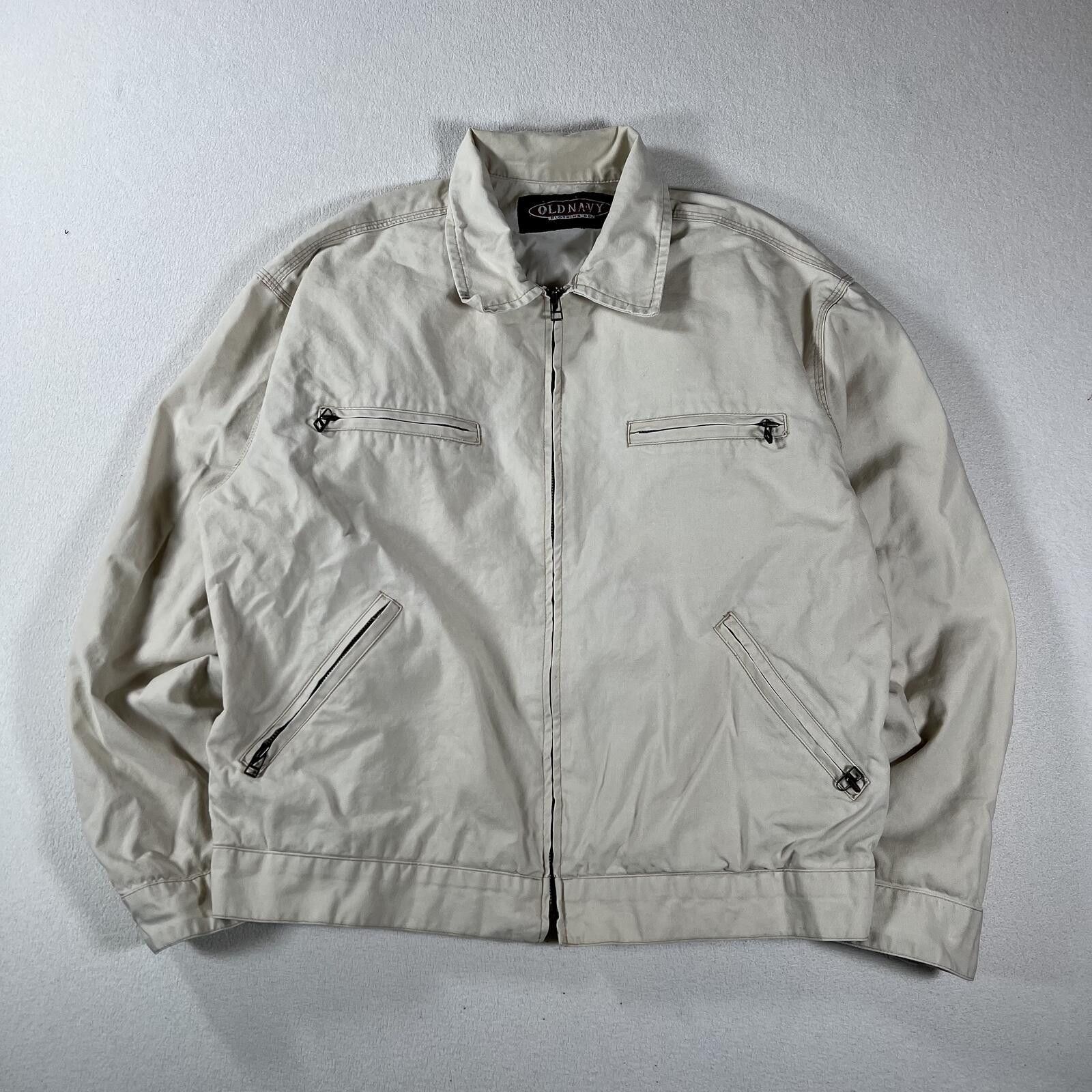 Old Navy Vintage Old Navy Cropped Zip Up Detroit Style Herrington Jkt Size US M / EU 48-50 / 2 - 1 Thumbnail
