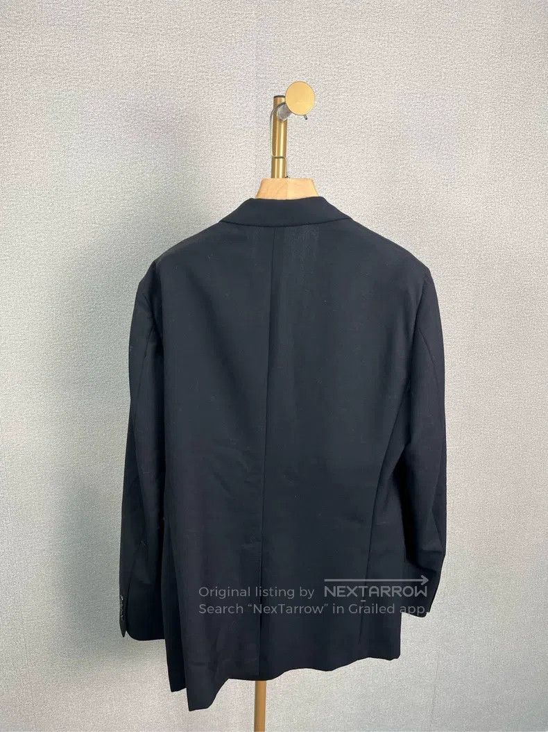 Hermes Hermes Black Lapel Long Sleeve Jacket Size 50R - 2 Thumbnail