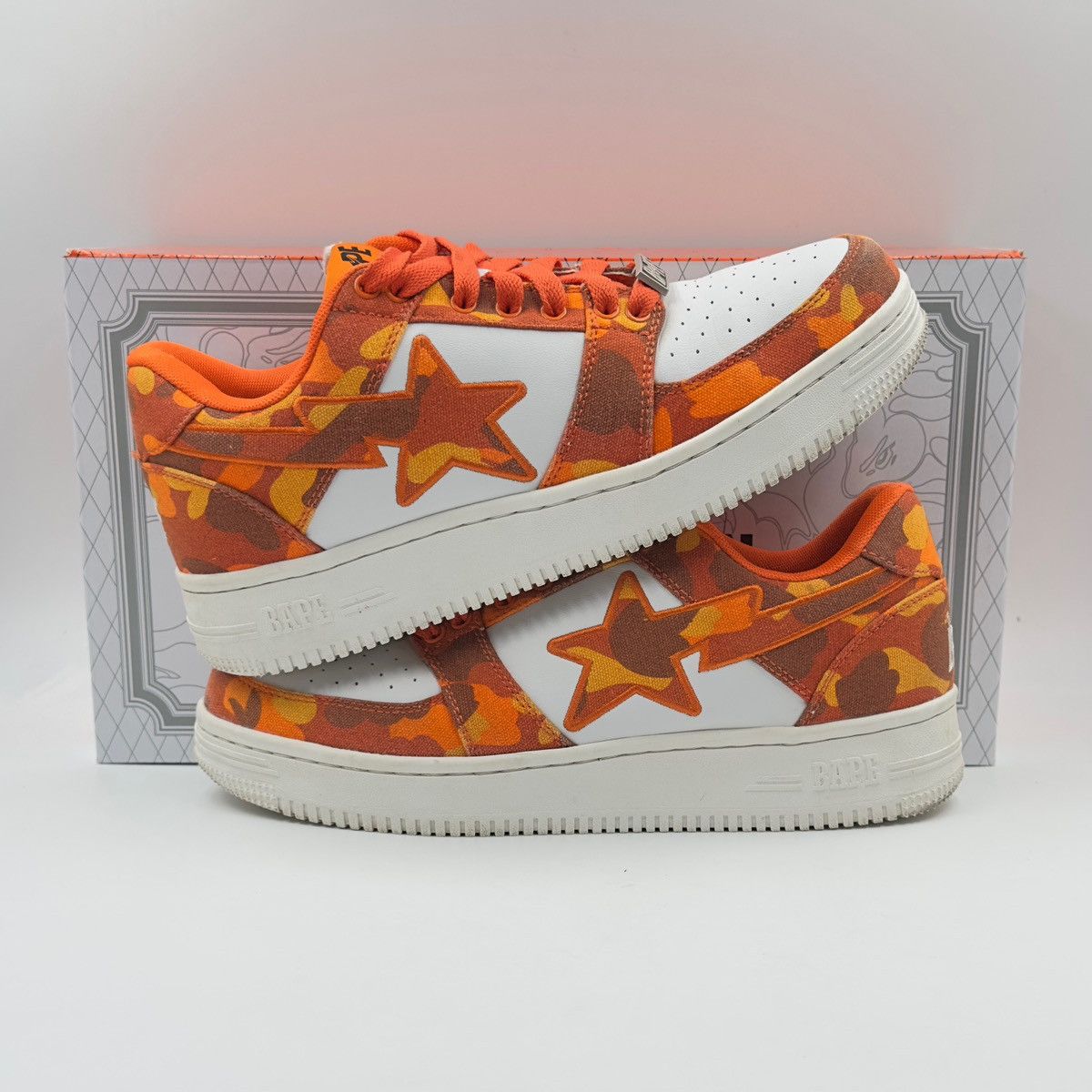 Bape × Heron Preston A Bathing Ape Bapesta Heron Preston 2022 Size US 9.5 / EU 42-43 - 2 Thumbnail