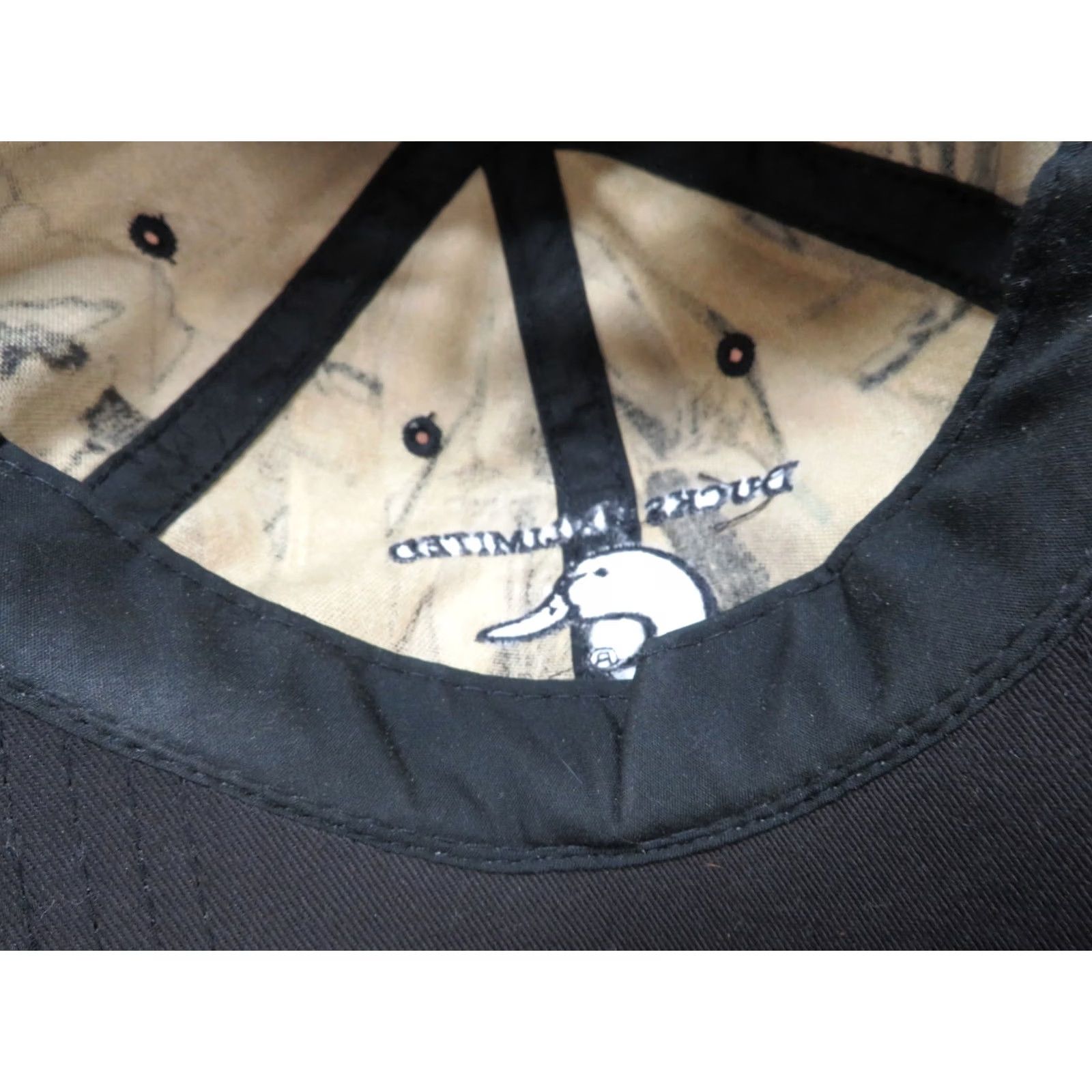Logo 7 VTG Ducks Unlimited DU Logo Camo Hunting Proud Volunteer Flag trucker cap hat Size ONE SIZE - 7 Thumbnail