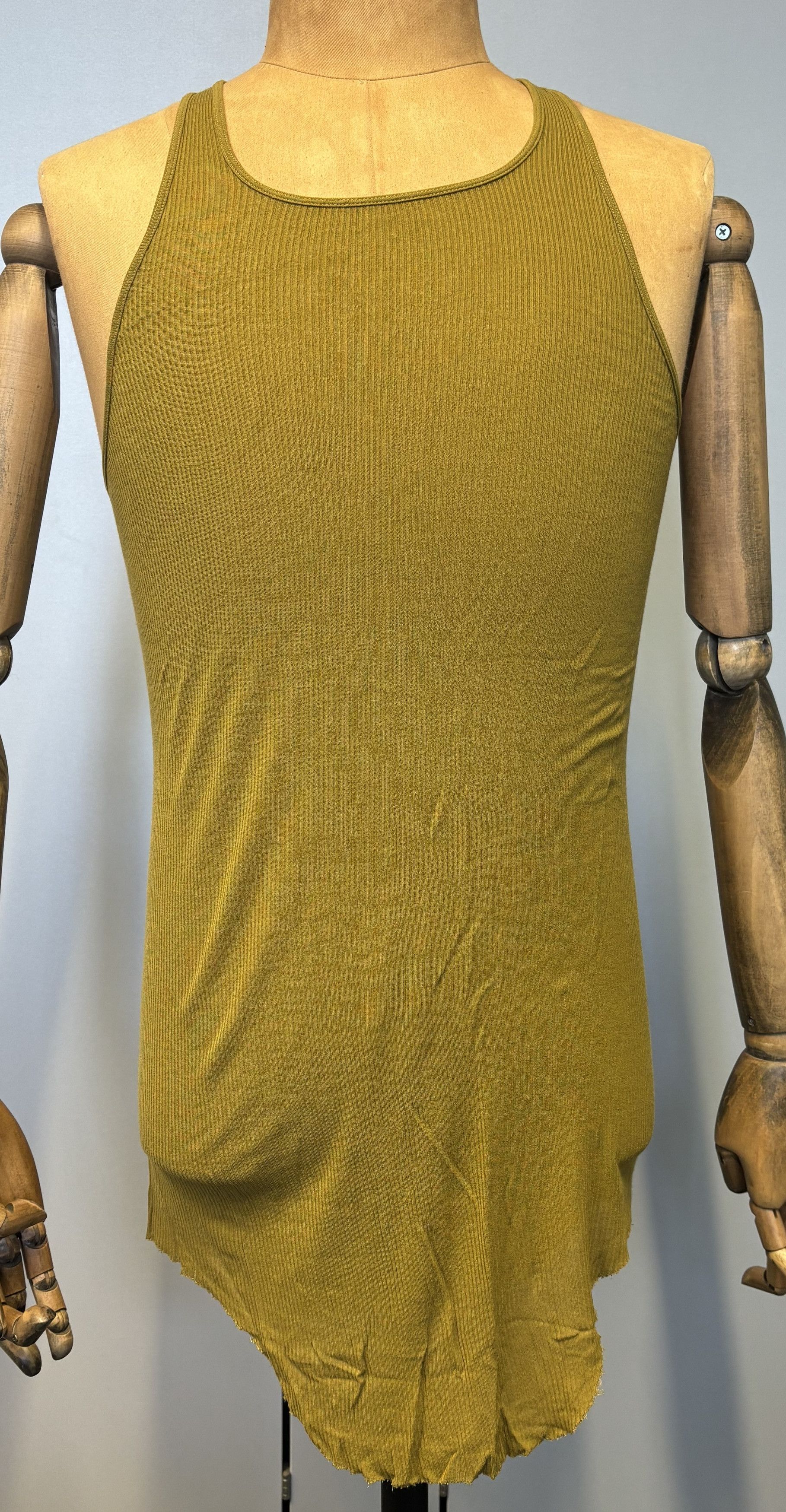 Rick Owens Tank Top Fogachine RU01B1150-RC Size US XXL / EU 58 / 5 - 2 Thumbnail