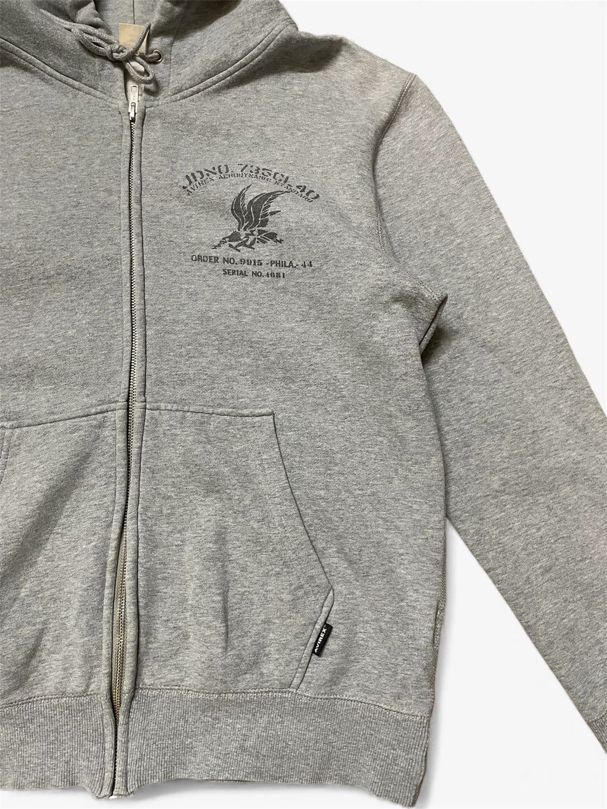 Avirex avirex grey hoodie Size US L / EU 52-54 / 3 - 5 Thumbnail