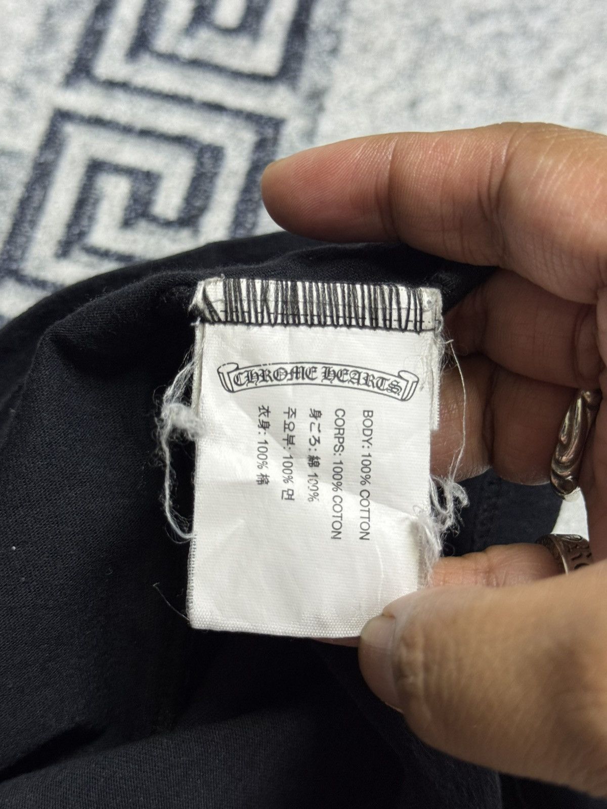 Chrome Hearts Chrome Hearts - Cemetery Graveyard Cross Tee Size US M / EU 48-50 / 2 - 9 Thumbnail