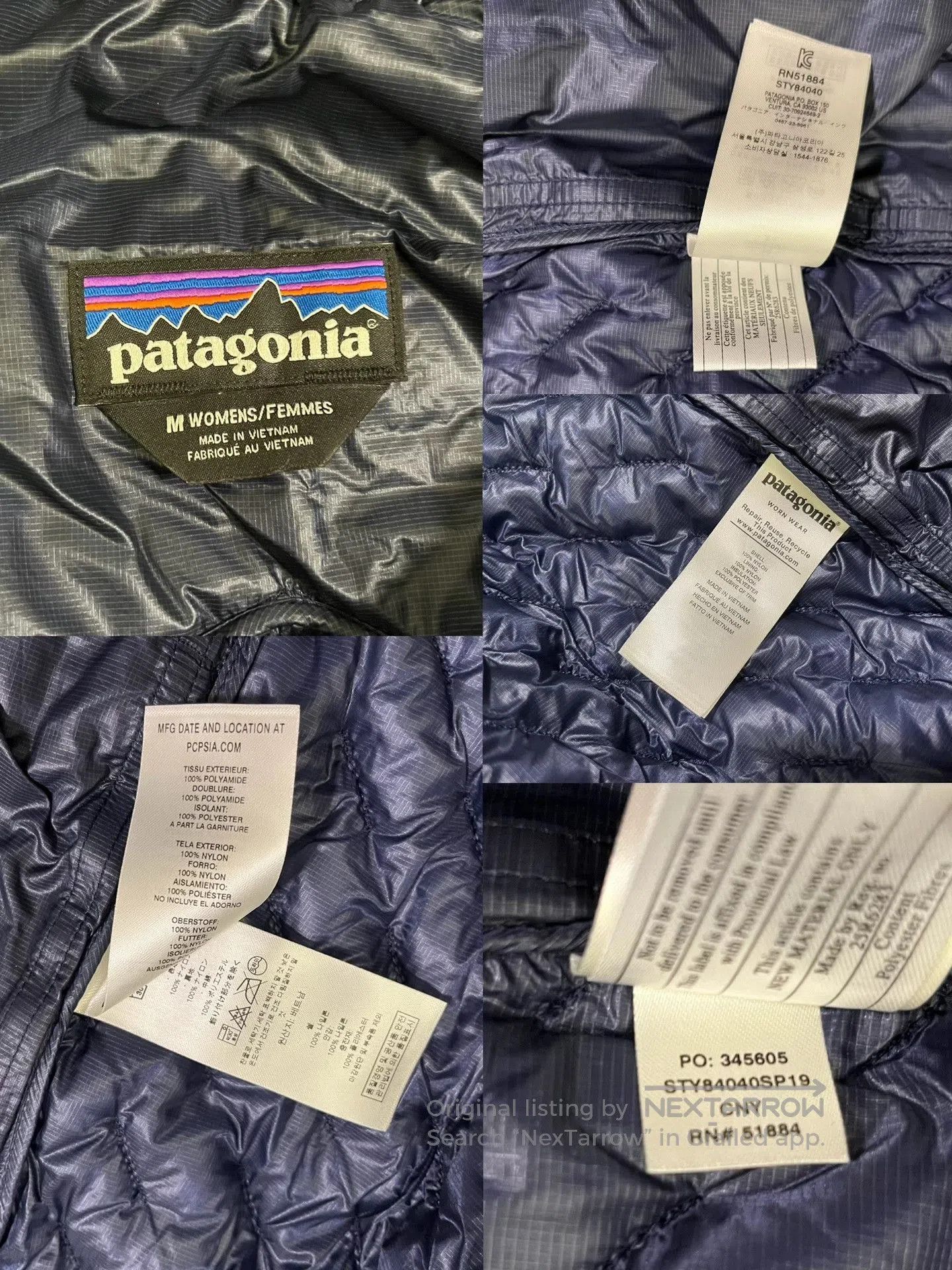 Patagonia Patagonia Women's Micro Puff Hoody. Size M / US 6-8 / IT 42-44 - 3 Thumbnail