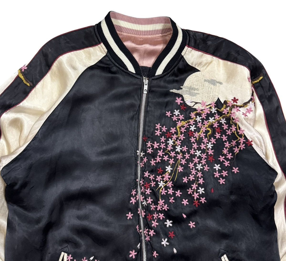 Toyo Enterprises Vtg🔥A Riot Of Colours Souvenier Sukajan Geisha Cult Japan Size US L / EU 52-54 / 3 - 15 Thumbnail