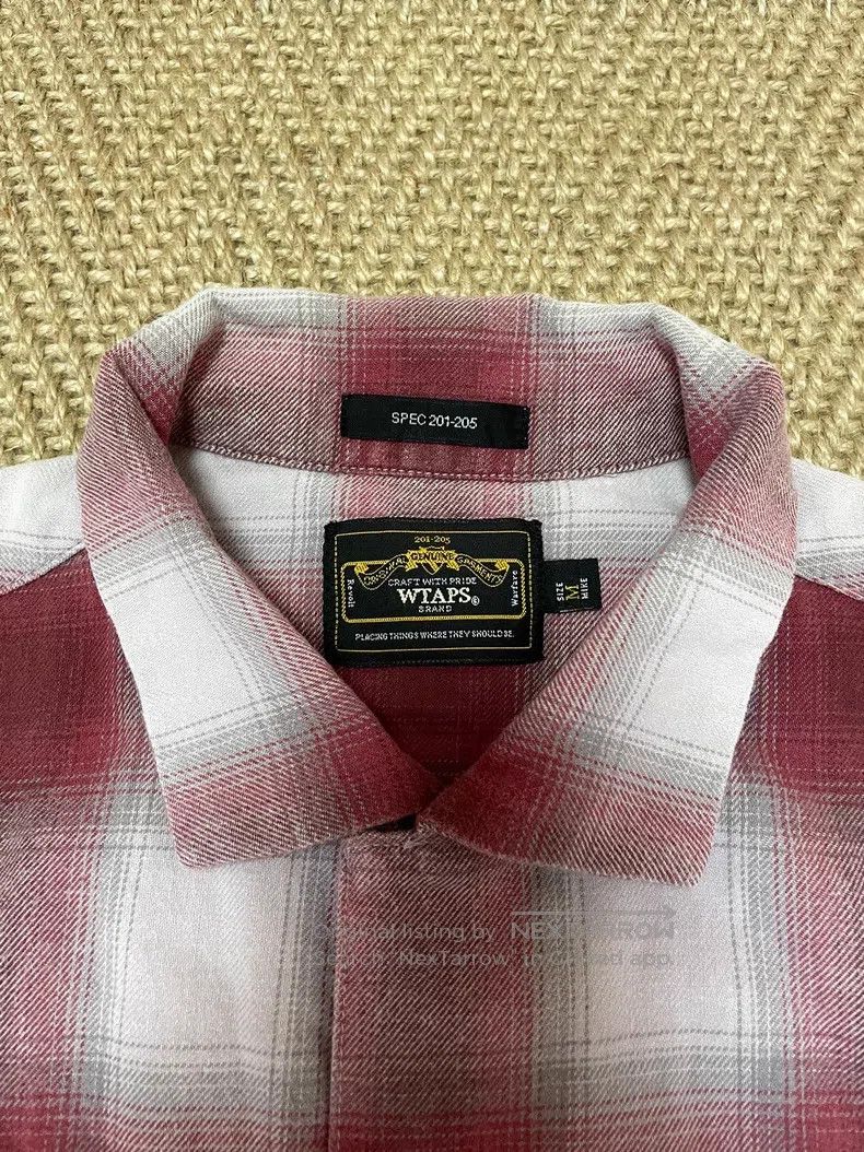 Wtaps Wtaps Magenta red long-sleeve shirt Size US M / EU 48-50 / 2 - 6 Thumbnail