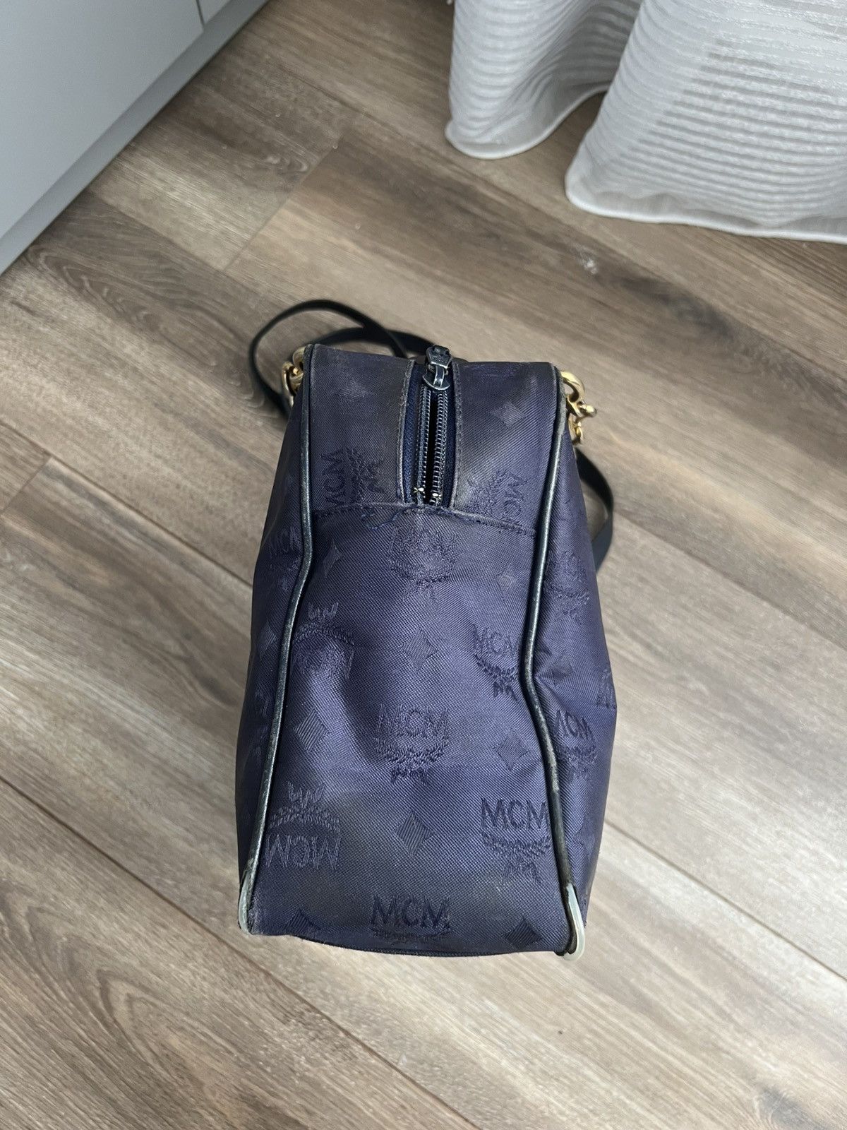 MCM MCM Blue Bag Monogram Size ONE SIZE - 4 Thumbnail