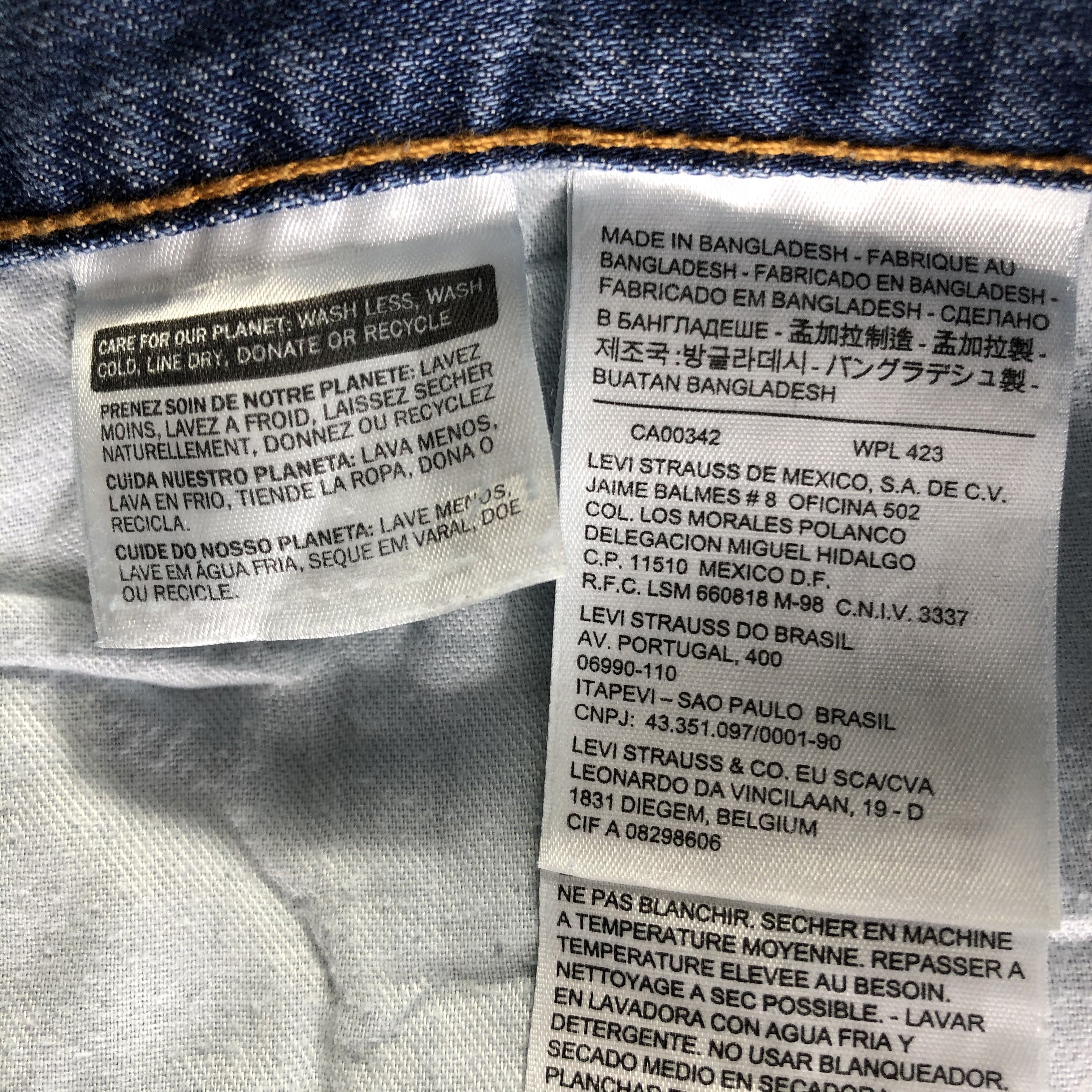 Levi's Vintage Blue Wash Levis 505 Jeans-J3459 Size US 36 / EU 52 - 10 Thumbnail