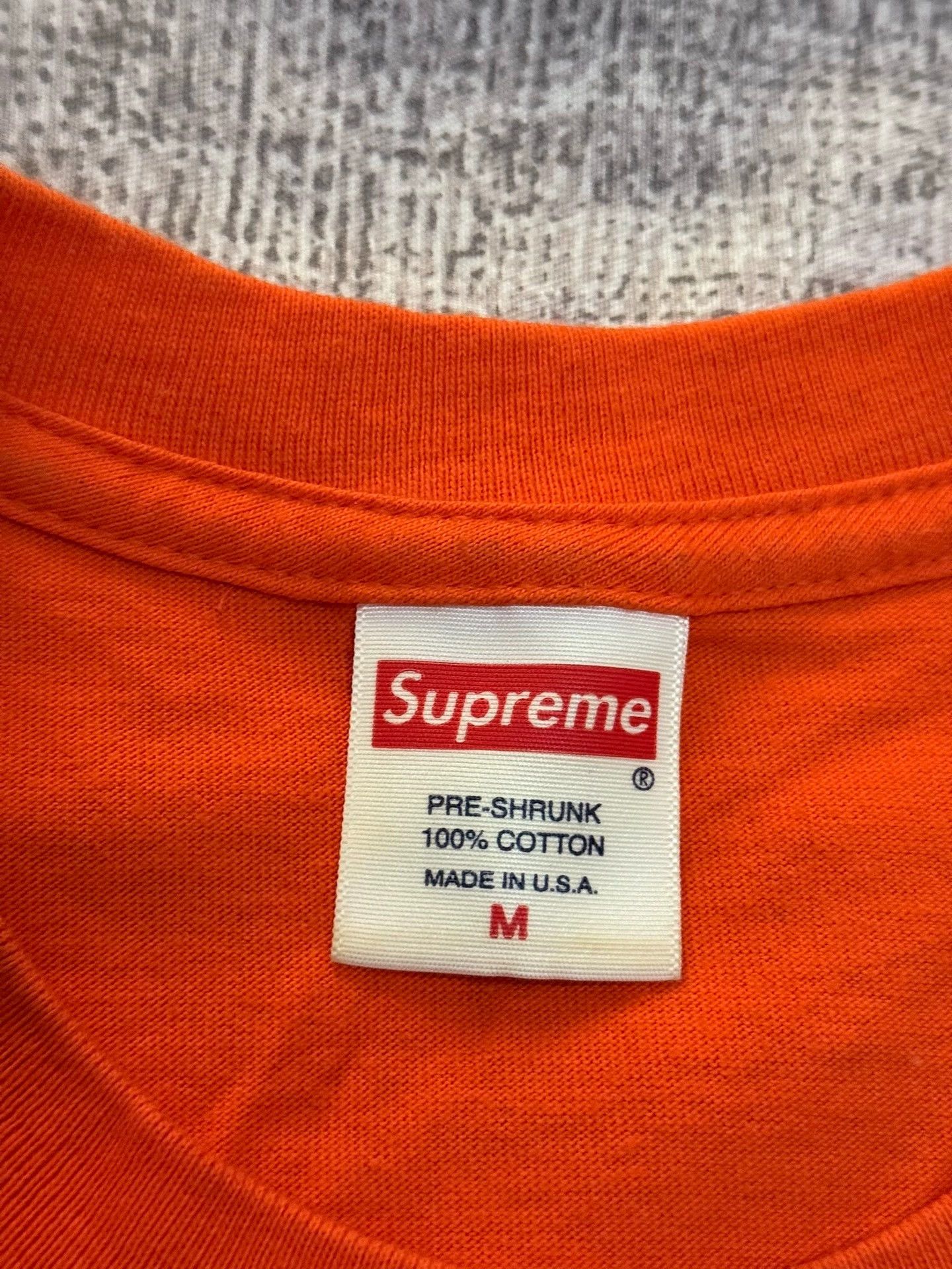 Supreme Supreme Orange Box Logo Longsleeve Tee Size US M / EU 48-50 / 2 - 6 Thumbnail