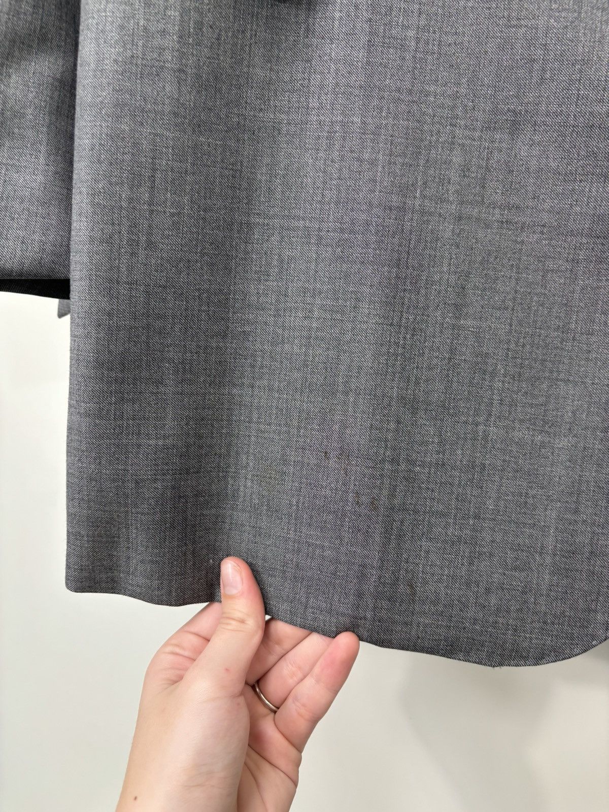Ermenegildo Zegna Ermenegildo Zegna Su Misura Fit Rom Gray Formal Wool Suit Size 54L - 9 Thumbnail