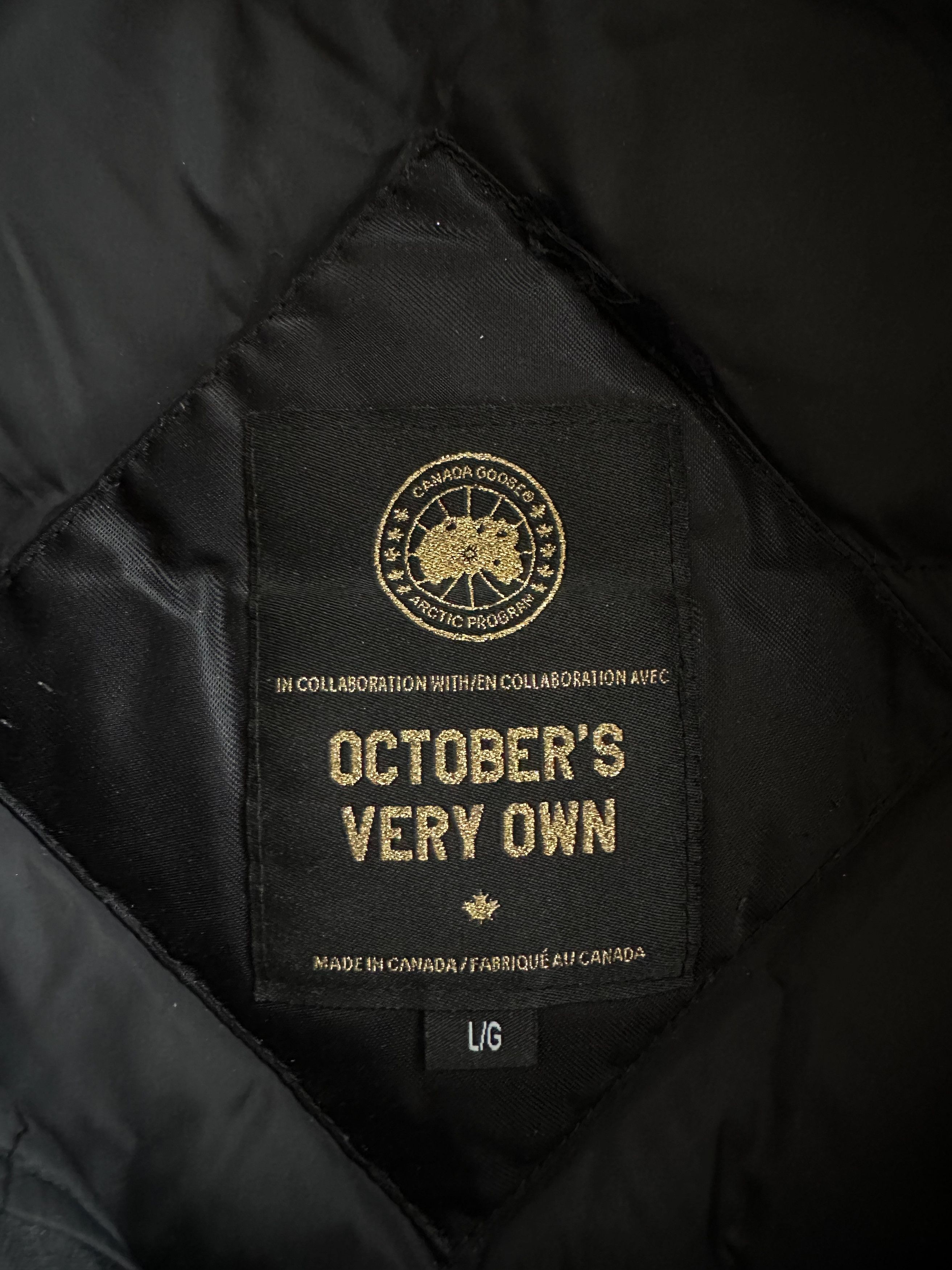 Canada Goose × October's Very Own Canada Goose OVO Black Foxe Black Label Men's Jacket Size US L / EU 52-54 / 3 - 5 Thumbnail