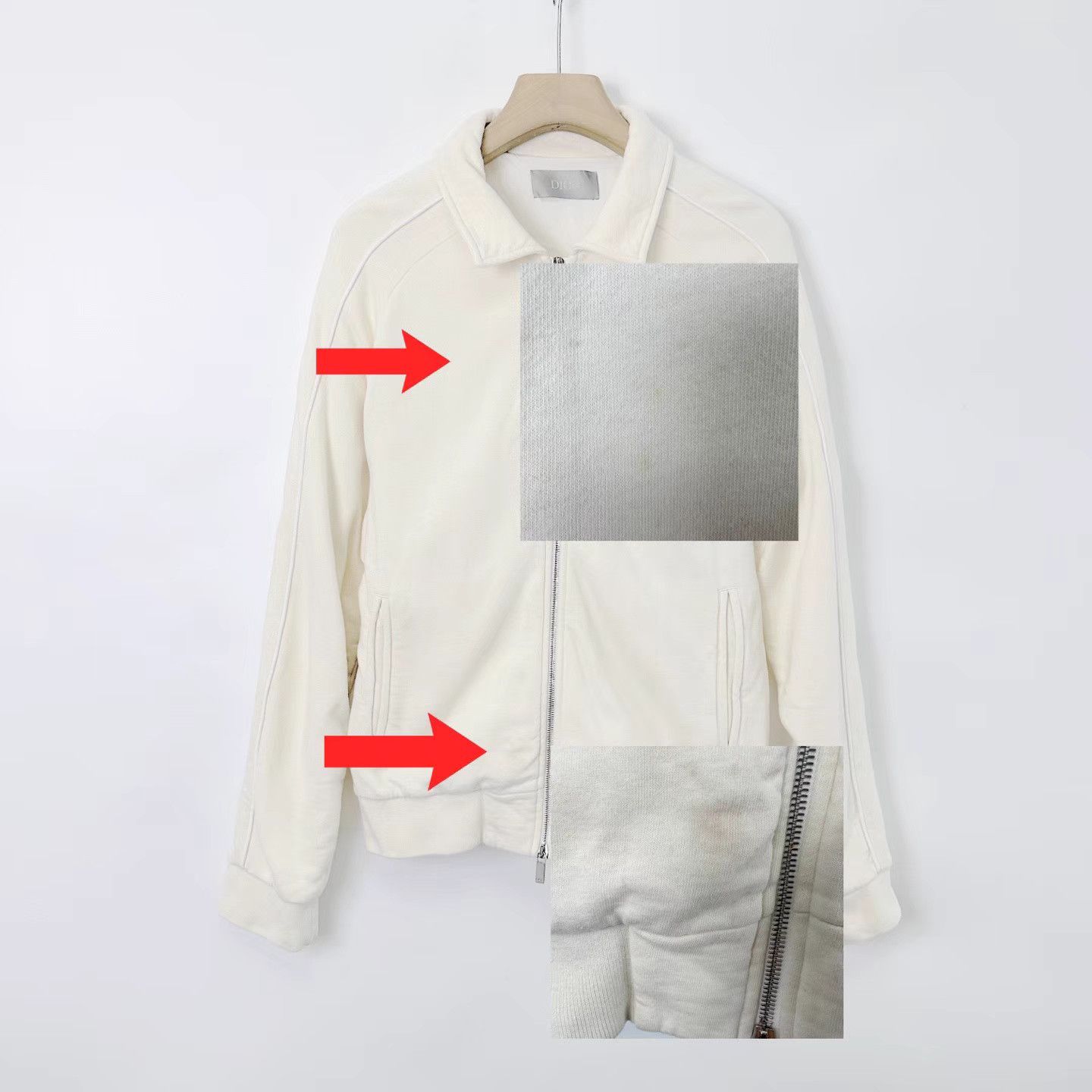 Dior Dior White Lucky Star Embroidered Casual Jacket K12 Size US XL / EU 56 / 4 - 4 Thumbnail