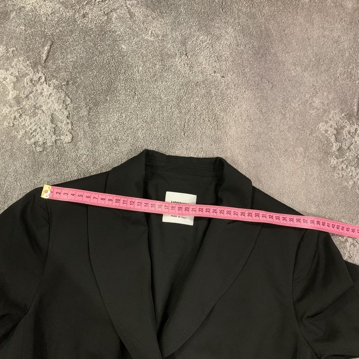 Moschino MOSCHINO Cheap and Chic Black Blazer Size 44 IT 10 US Size M / US 6-8 / IT 42-44 - 17 Thumbnail
