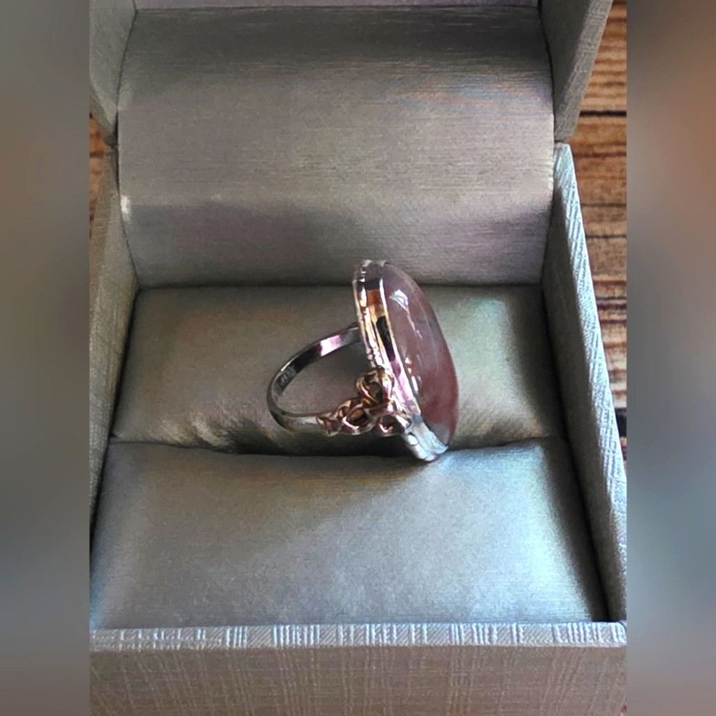 The Unbranded Brand Vintage Clark and Coombs Agate Ring NEW no Tags Size ONE SIZE - 7 Thumbnail