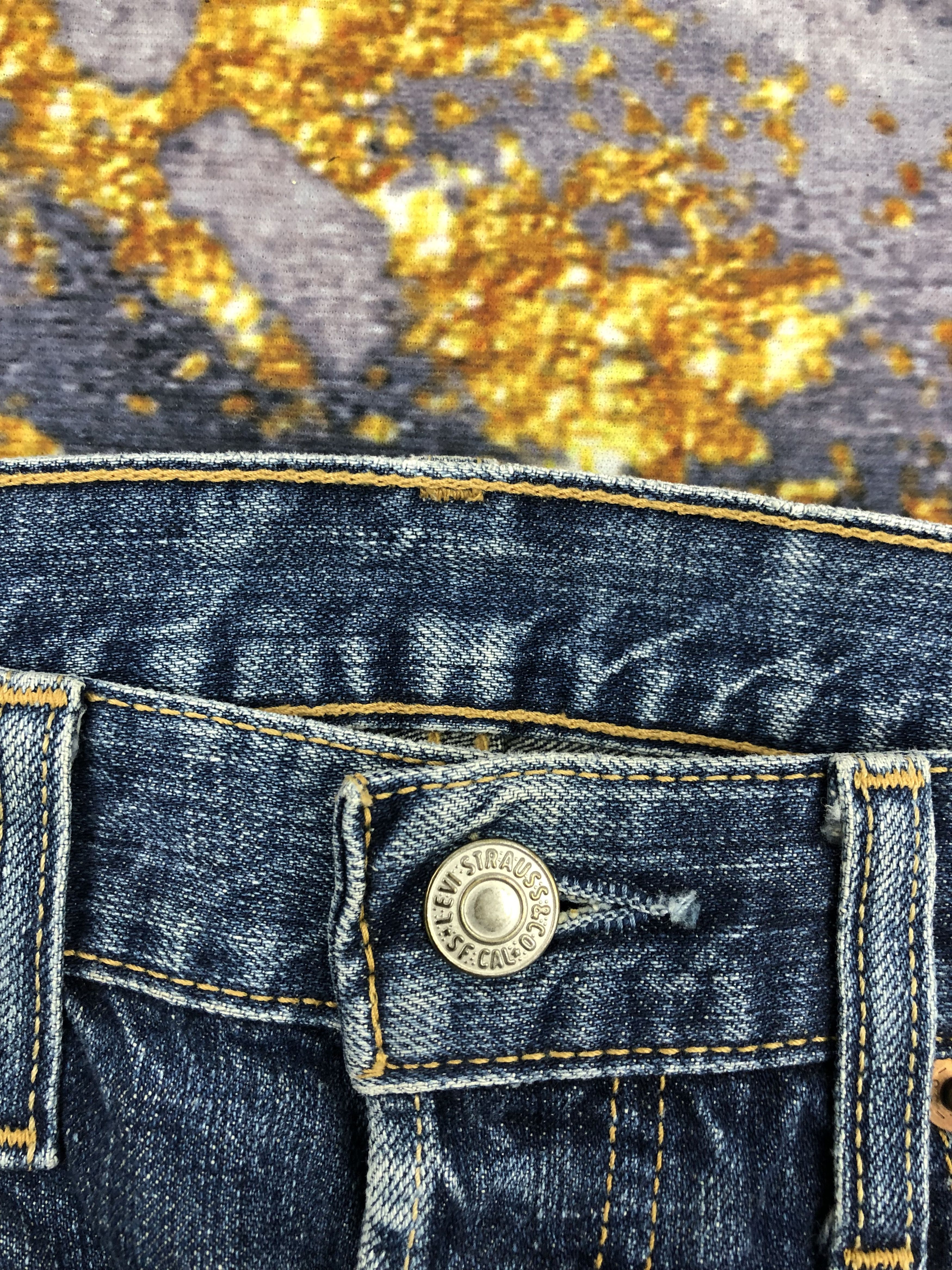 Levi's Vintage Levis 501 Faded Blue Jeans DPP0050 Size US 33 - 8 Thumbnail