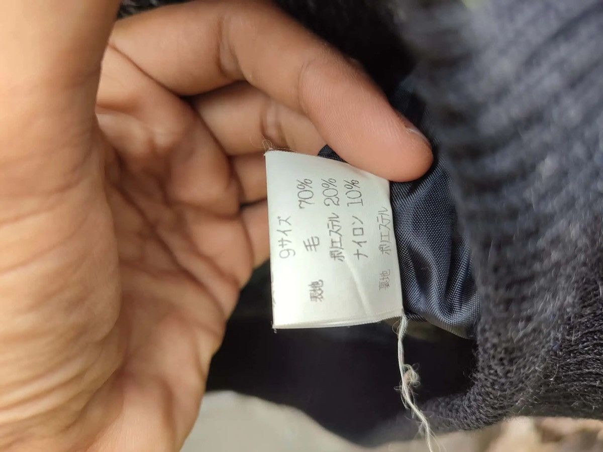 Japanese Brand NEJUIN Wool Blend Cropped Double-Breasted Bomber Jacket Size US M / EU 48-50 / 2 - 6 Thumbnail