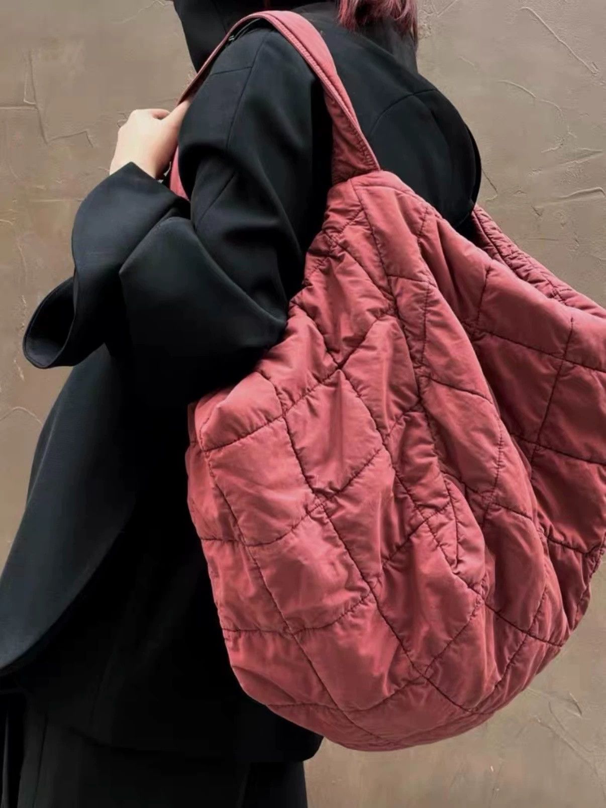 Lemaire LEMAIRE Quilted Cotton-Taffeta Tote Bag Size ONE SIZE - 7 Thumbnail