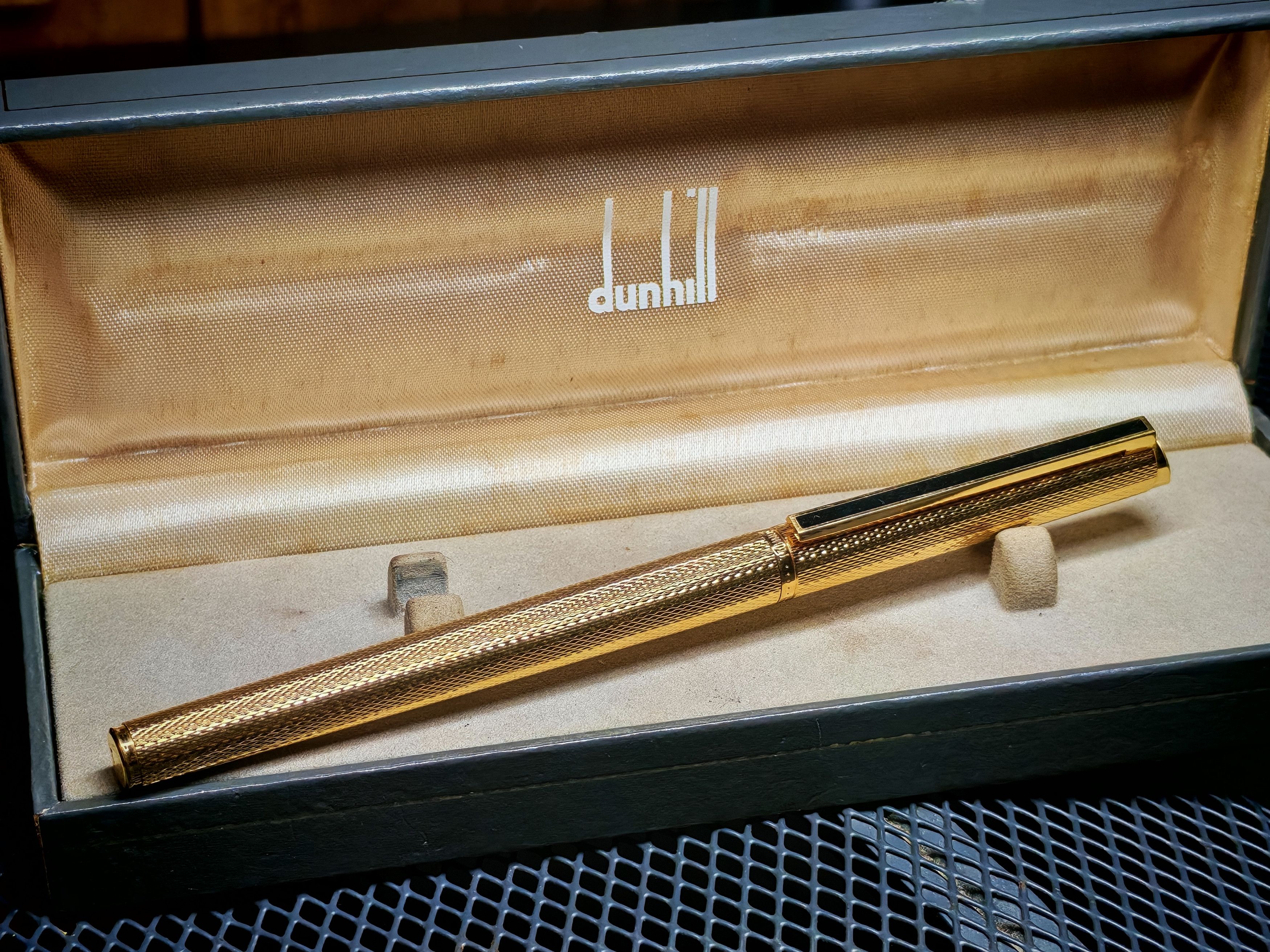 Alfred Dunhill Dunhill Gemline Fountain Pen Gold Plated Barley 14K Size ONE SIZE - 4 Thumbnail