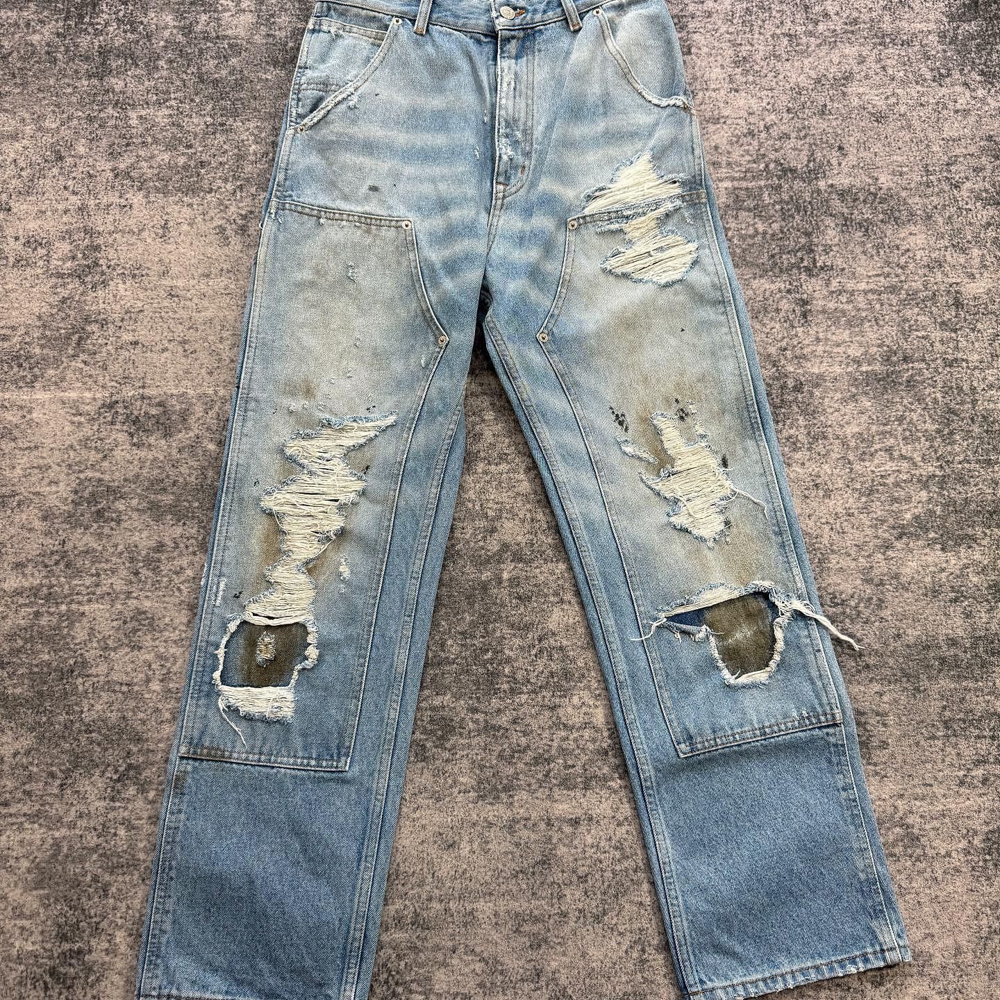 MM6 MM6 Maison Margiela Distressed Carpenter Jeans Size 25 Size 25" / US 0 / IT 36 - 1 Thumbnail