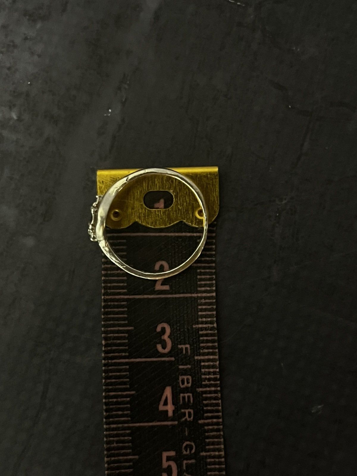 Jewelry Vintage Sterling Silver Ring with Dark Stone Japanese Brand Size ONE SIZE - 8 Thumbnail