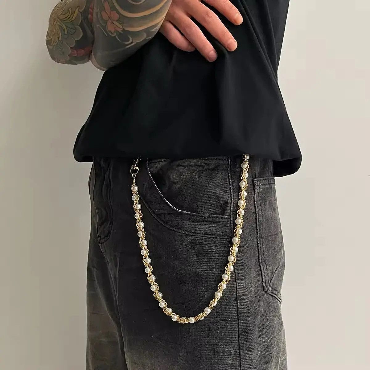 Jewelry Imitation Pearl Wallet chain Size ONE SIZE - 2 Thumbnail