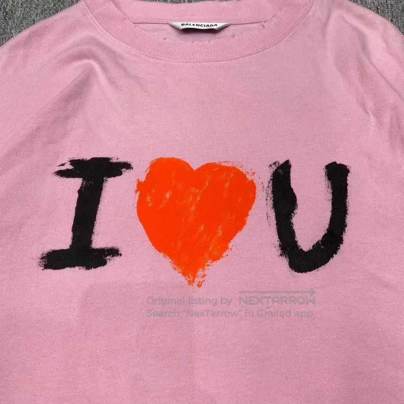 Balenciaga Balenciaga Pink Valentine's Day Limited Love Heart Long Sl Size US XS / EU 42 / 0 - 6 Thumbnail