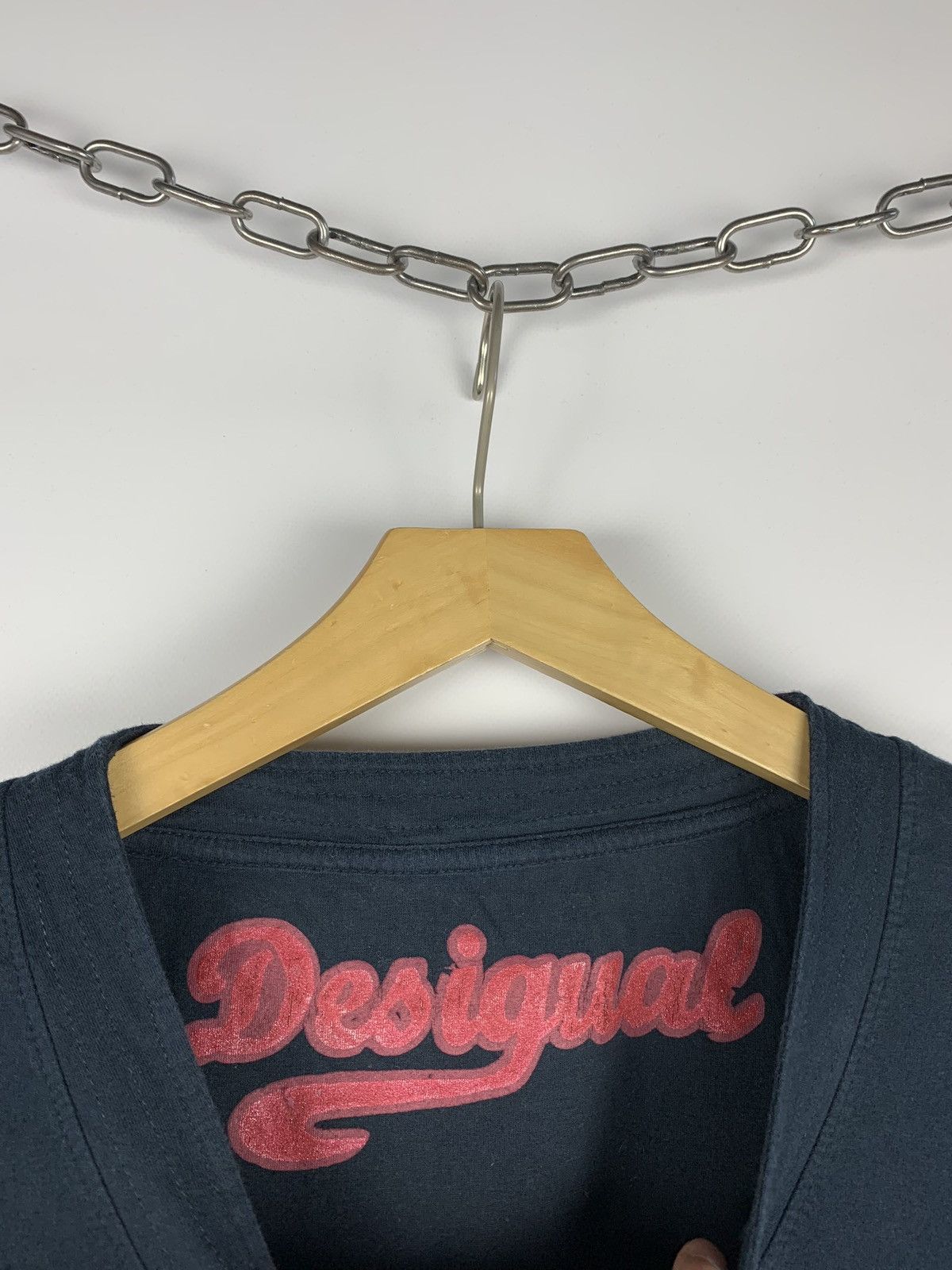 Desigual Vintage Y2K Desigual Avant Garde Long Sleeve Tee Rhinestone Size L / US 10 / IT 46 - 7 Thumbnail