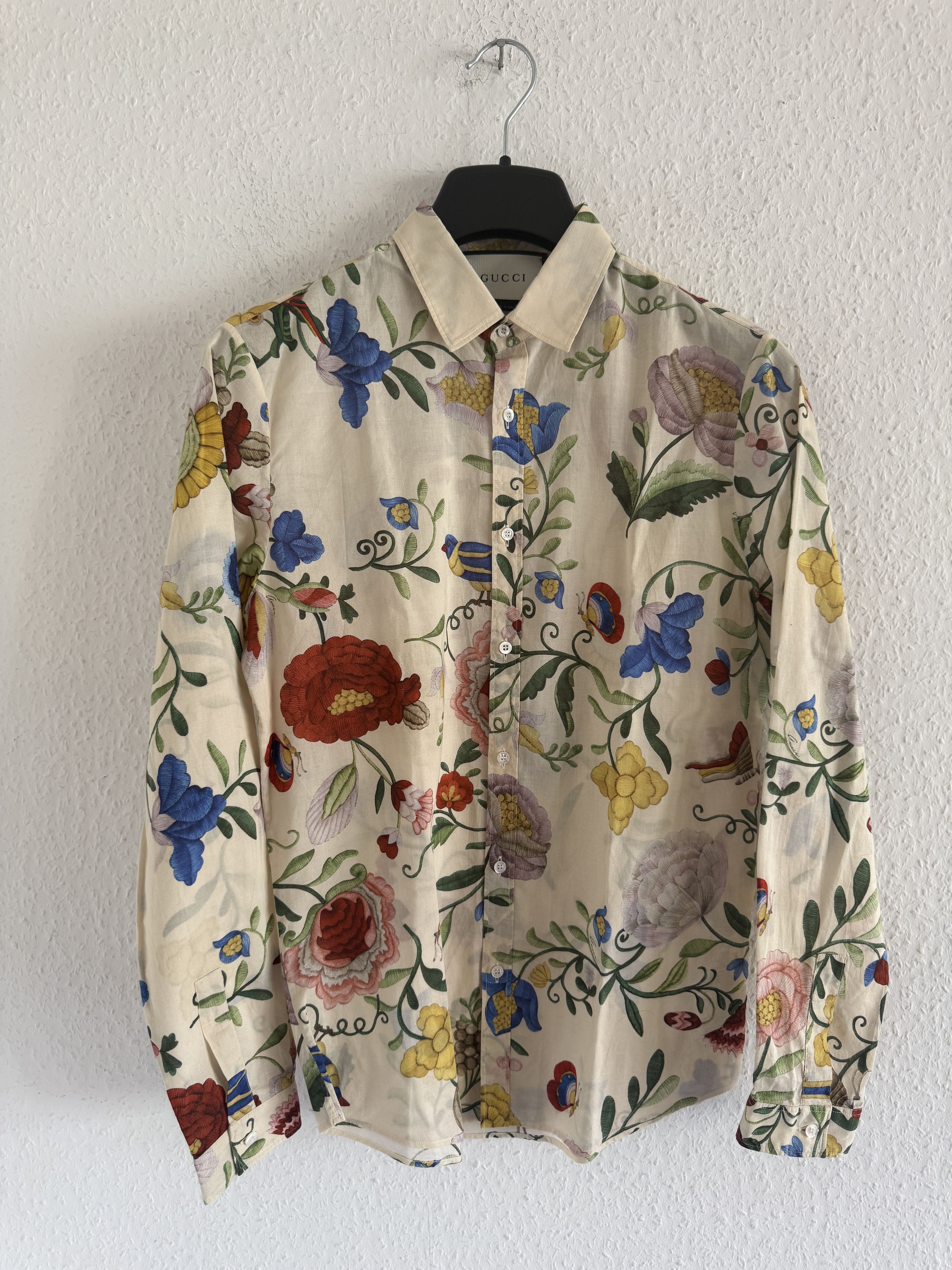 Gucci Duke Floral Button-Up Shirt Size US M / EU 48-50 / 2 - 4 Thumbnail