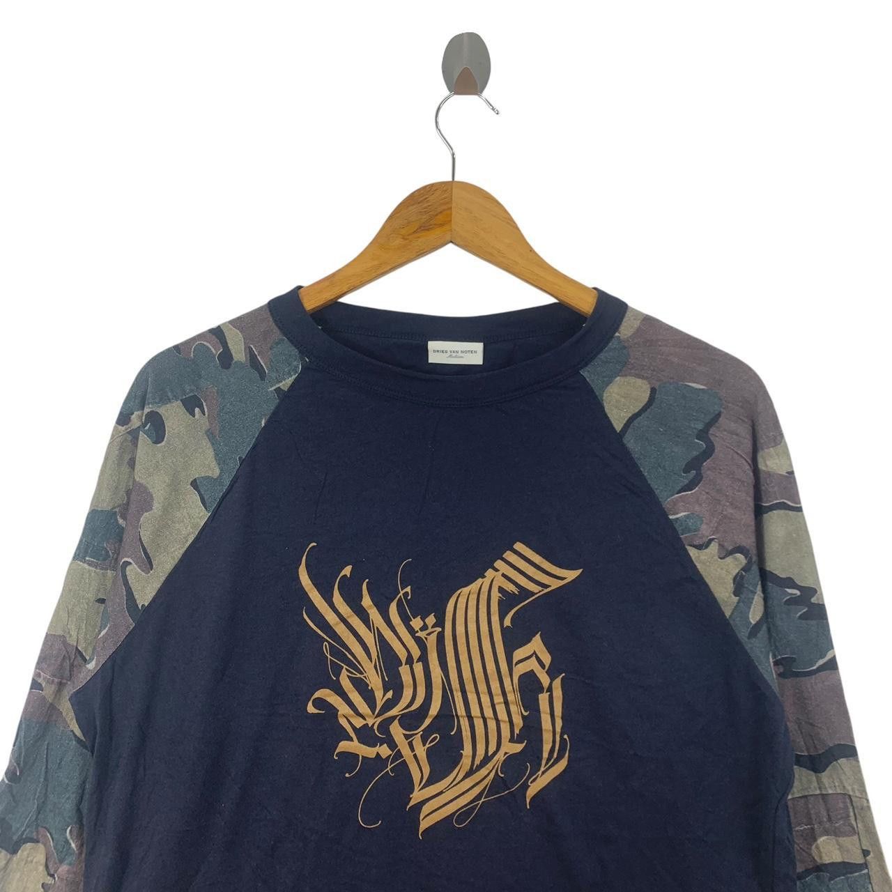 Dries Van Noten DRIES VAN NOTEN 2017 SPRING SUMMER Camo Tee Shirt Size US M / EU 48-50 / 2 - 2 Thumbnail
