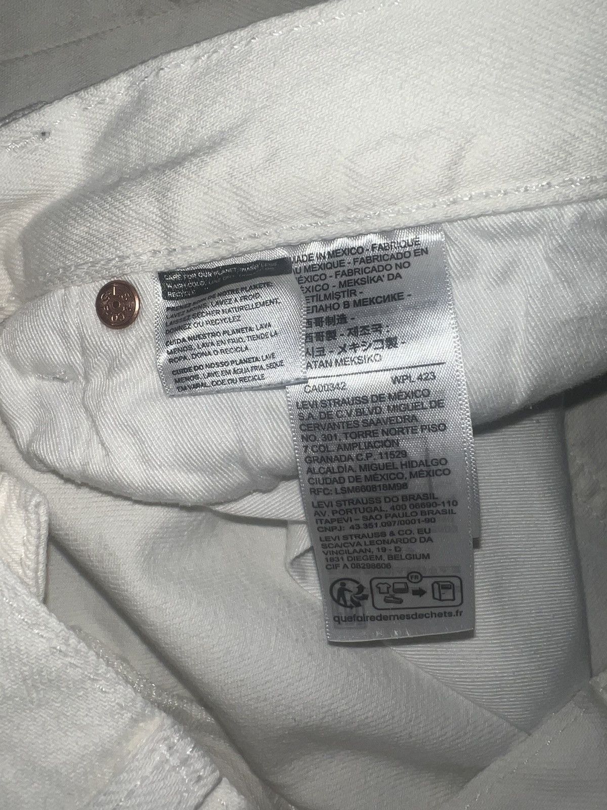 DENIM TEARS × Levi's Denim Tears Cotton Wreath Levi Denim Pants Sz 36 Size US 36 / EU 52 - 2 Thumbnail