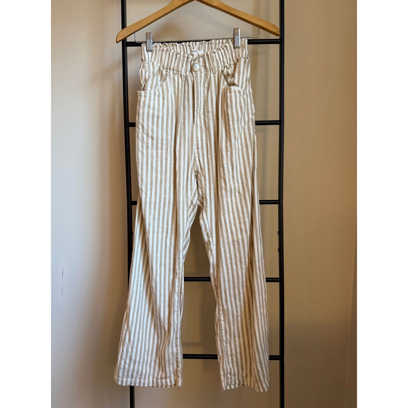 Emerson Fry Emerson Fry Vacation Striped Linen Pants - Size Small Size 25" / US 0 / IT 36 - 3 Thumbnail