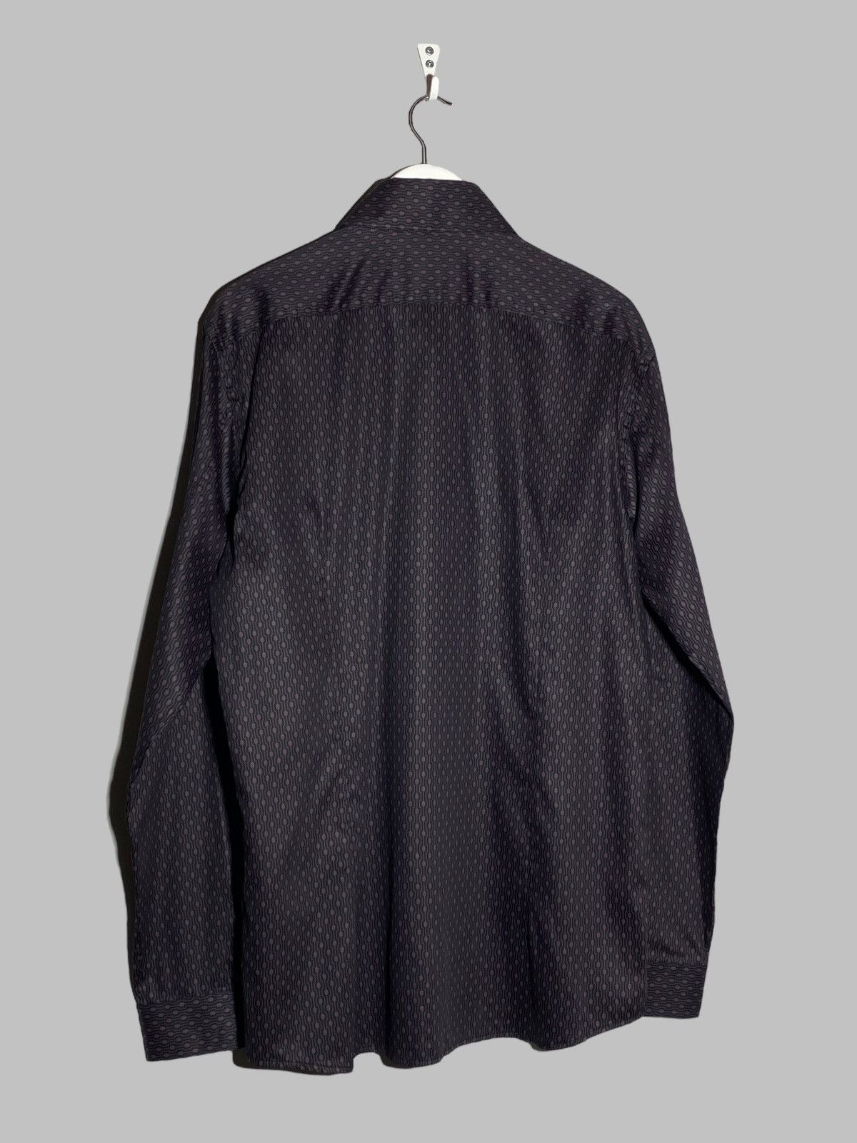 Diesel 🔥 DIESEL BLACK GOLD TECH PATTERN SHIRT Y2K MINIMAL LUXE Size US L / EU 52-54 / 3 - 2 Thumbnail