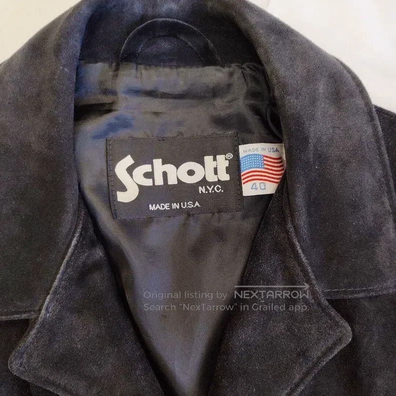 Schott Schott Suede farmer fur coat Size US L / EU 52-54 / 3 - 3 Thumbnail