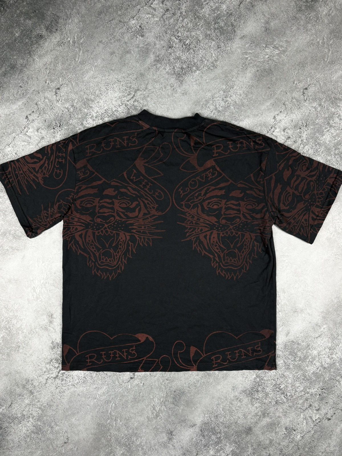 Ed Hardy × Vintage Y2K VTG Ed Hardy Tattoo Shirt Size S Christian Audigier Size S / US 4 / IT 40 - 3 Thumbnail