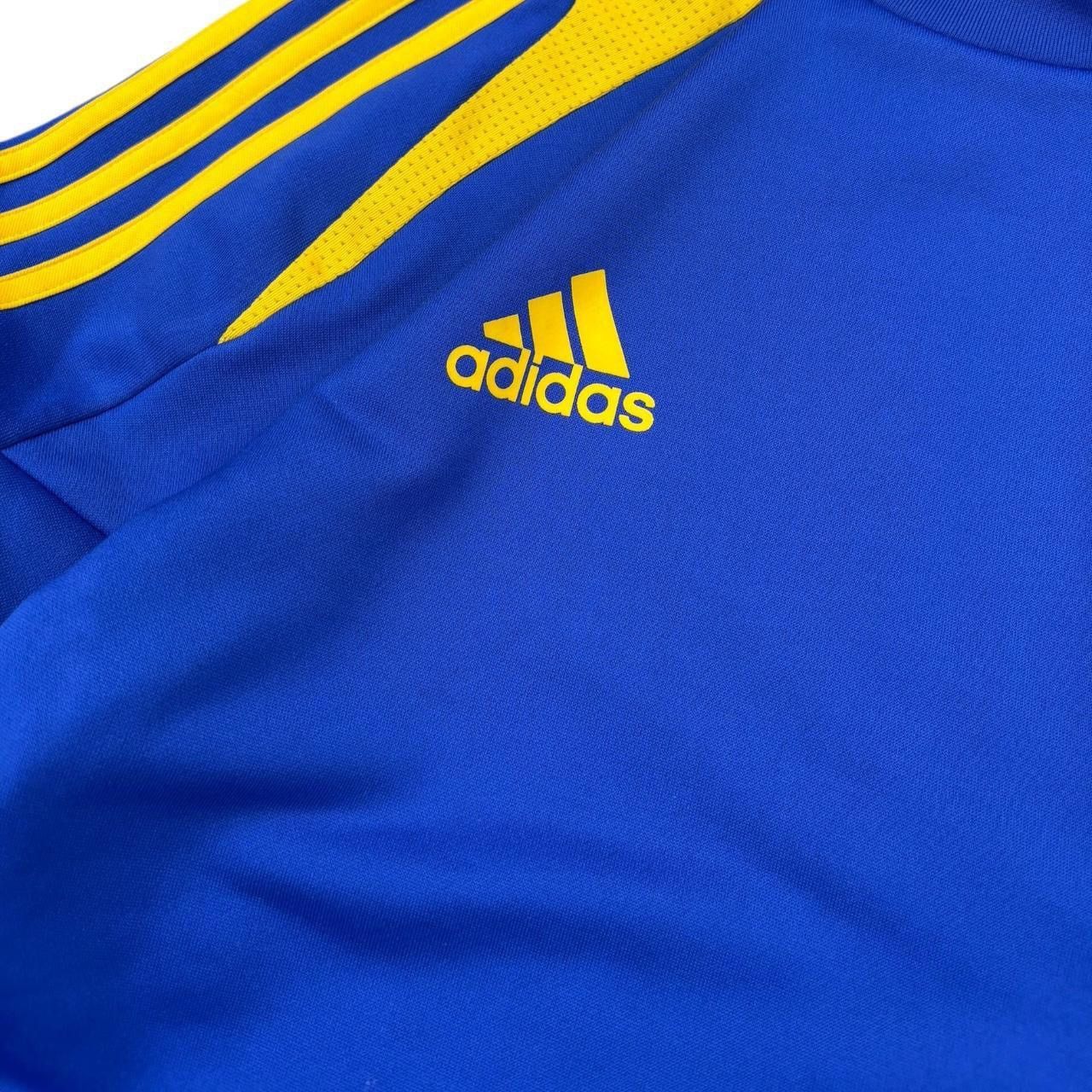 Adidas Adidas Ukraine Soccer Training Mock Neck Jersey Size M Size US M / EU 48-50 / 2 - 4 Thumbnail