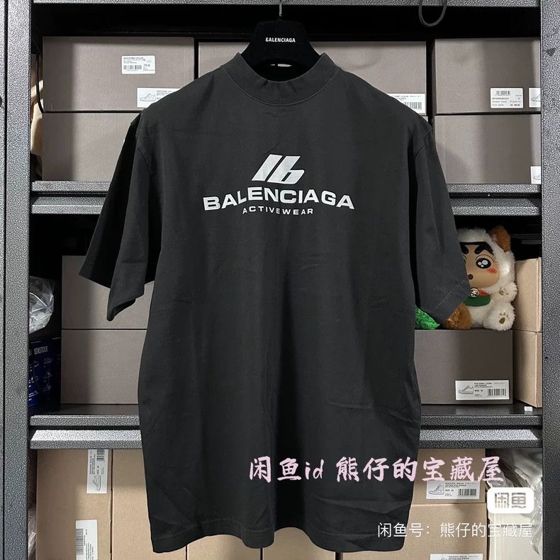 Balenciaga Balenciaga Logo letter printed round neck short sleeve T-s Size US XS / EU 42 / 0 - 1 Thumbnail
