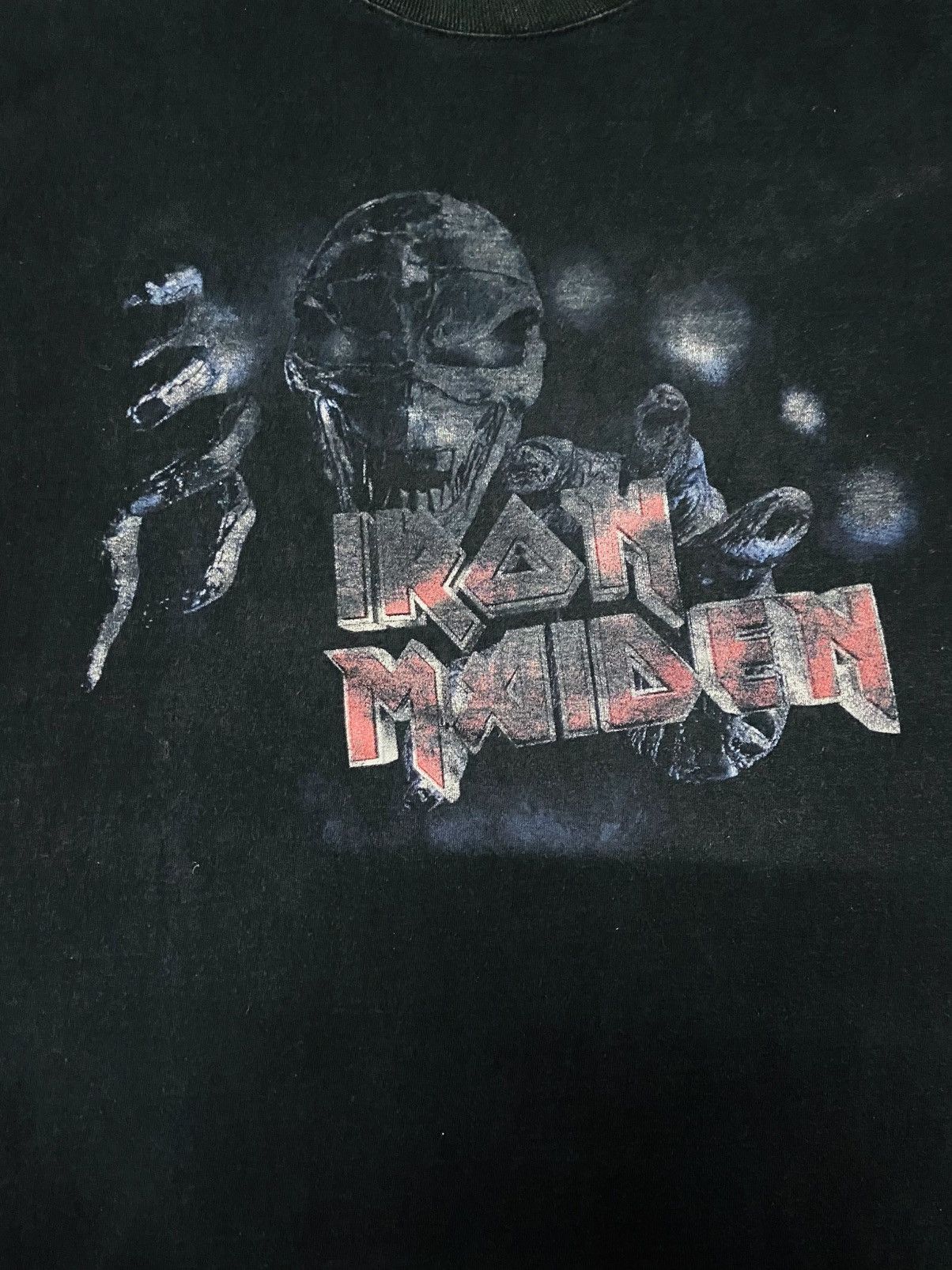 Band Tees Iron Maiden "Give Me Ed... 'Til I'm Dead" 2003 tour TEE Size US L / EU 52-54 / 3 - 14 Thumbnail