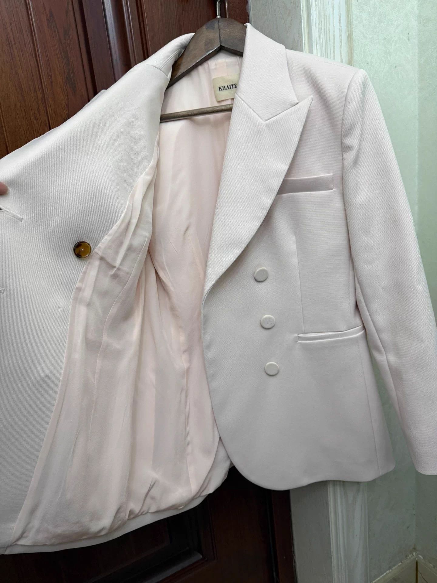 KHAITE Khaite Pink Blazer - Beautiful Light Pink, 9/10 Condition Size S / US 4 / IT 40 - 3 Thumbnail