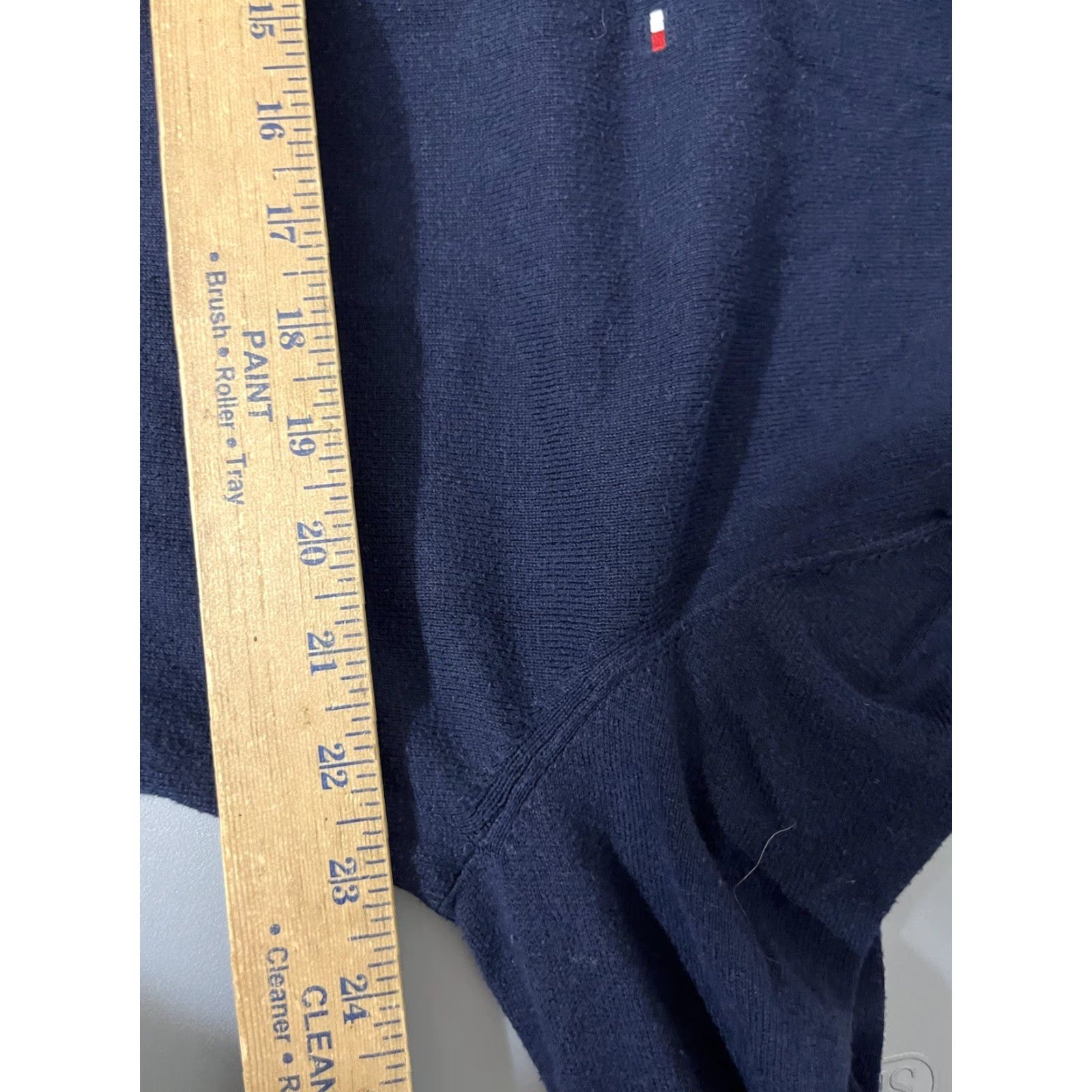 Tommy Hilfiger VINTAGE Tommy Hilfiger Navy Blue Shawl Collar Sweater Pima Cotton Men Size XL Size US XL / EU 56 / 4 - 5 Thumbnail