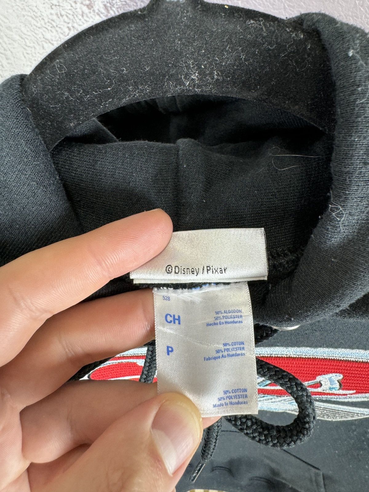 Disney × Vintage Vintage Disney Pixar Cars Movie Hoodie S Pit Black Rare Size US S / EU 44-46 / 1 - 7 Thumbnail