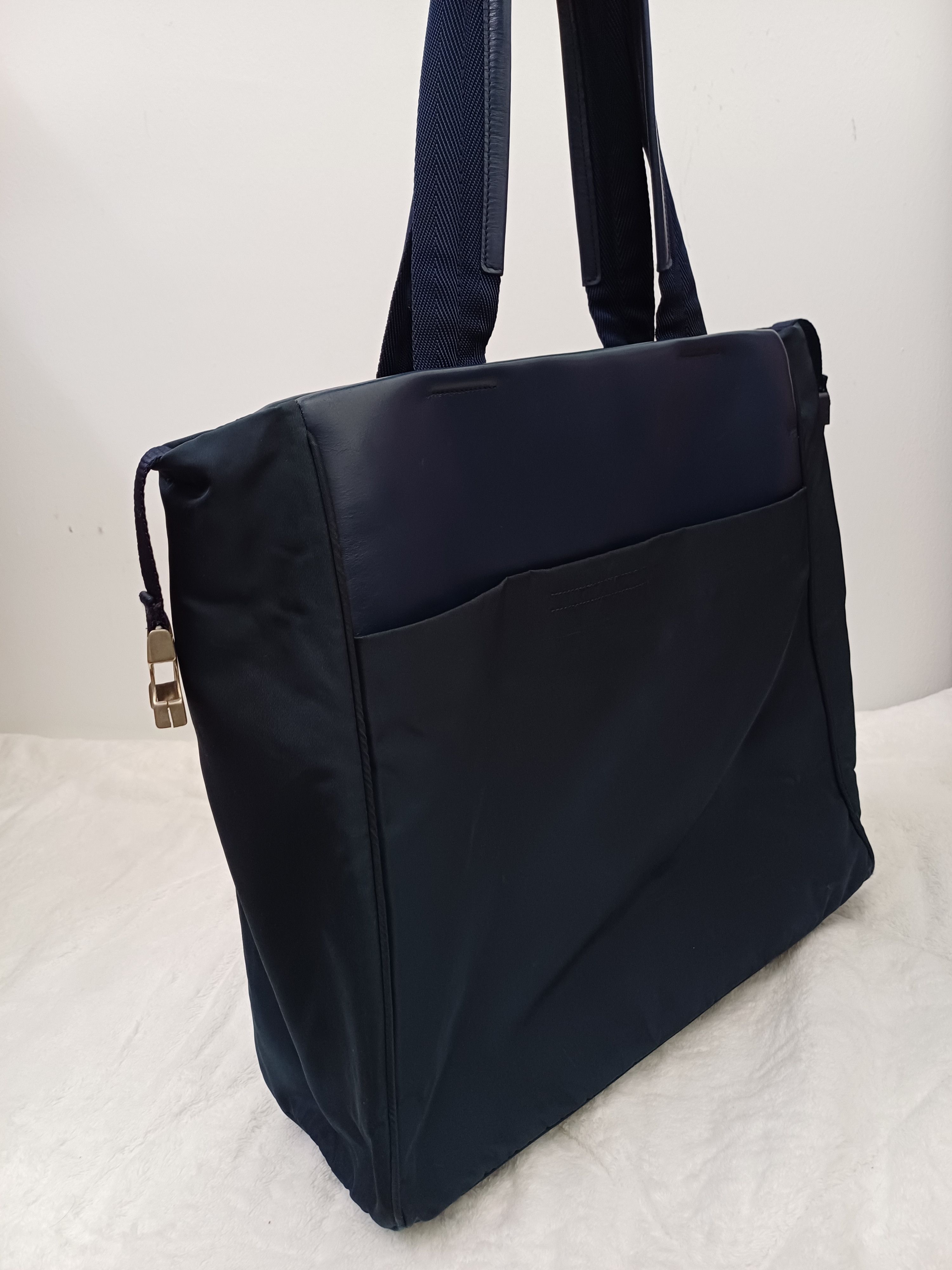 Karl Lagerfeld × Prada Vintage Prada Tote Bag Semi-leather Size ONE SIZE - 7 Thumbnail