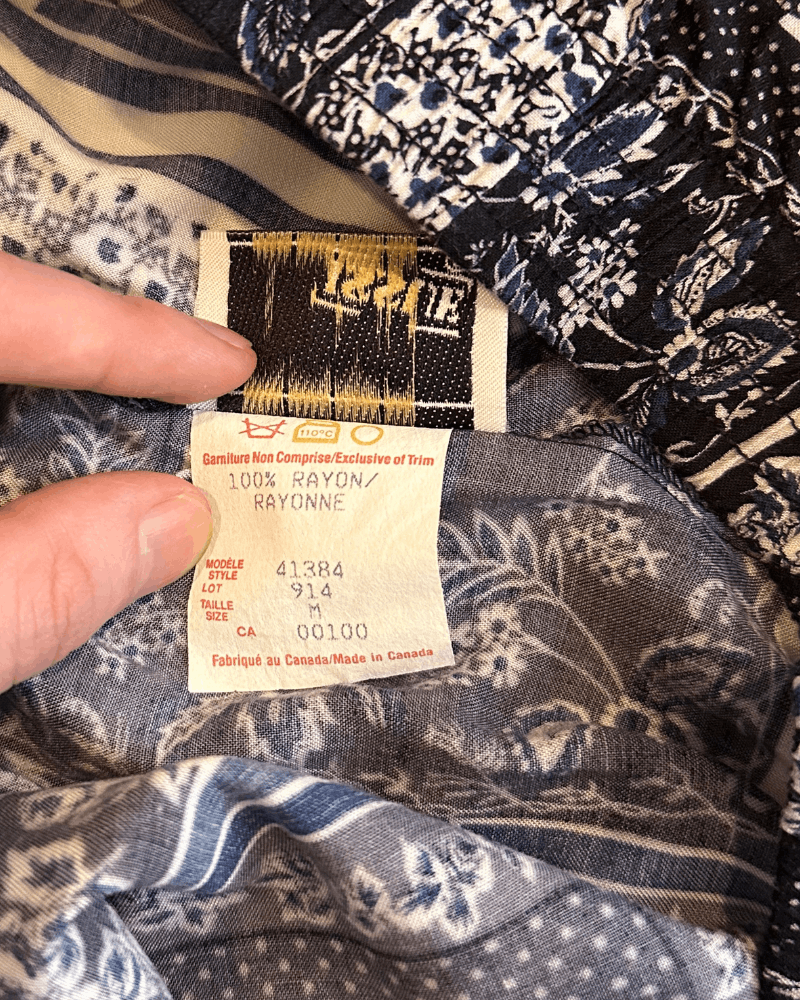 Vintage Vintage Next Issue Women's Floral Pattern Boho Pants Medium Size 28" / US 6 / IT 42 - 6 Thumbnail