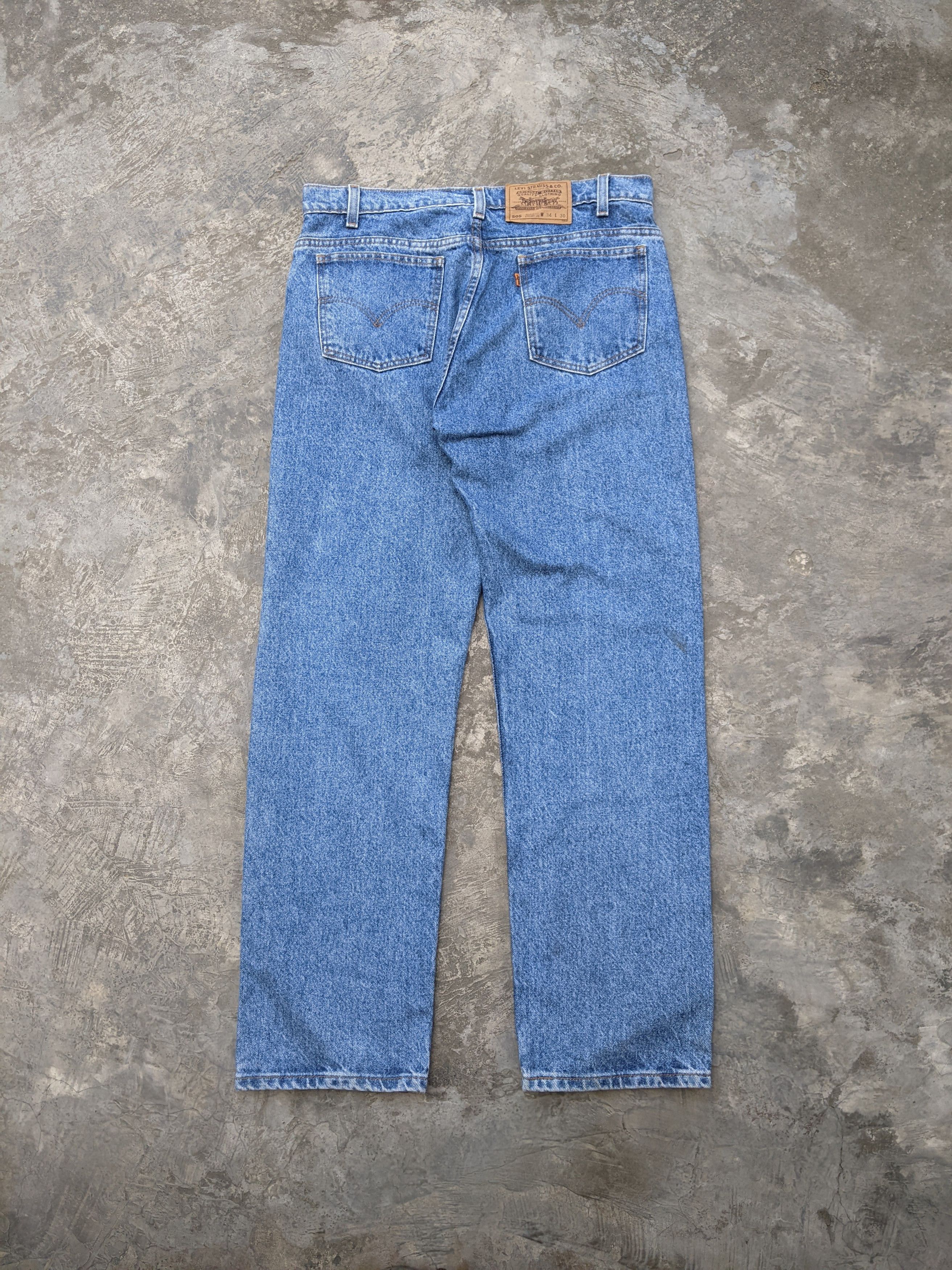 Levi's Vintage Jeans Levi's 505 Orange Tab Size US 34 / EU 50 - 4 Thumbnail