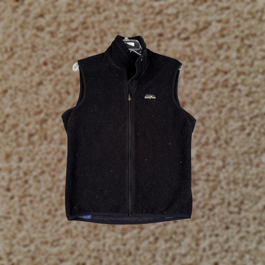 Patagonia Patagonia Jacket Mens Small Black Sleeveless Fleece Full Zip Pocket Vest Outdoor USA Size US S / EU 44-46 / 1 - 1 Thumbnail