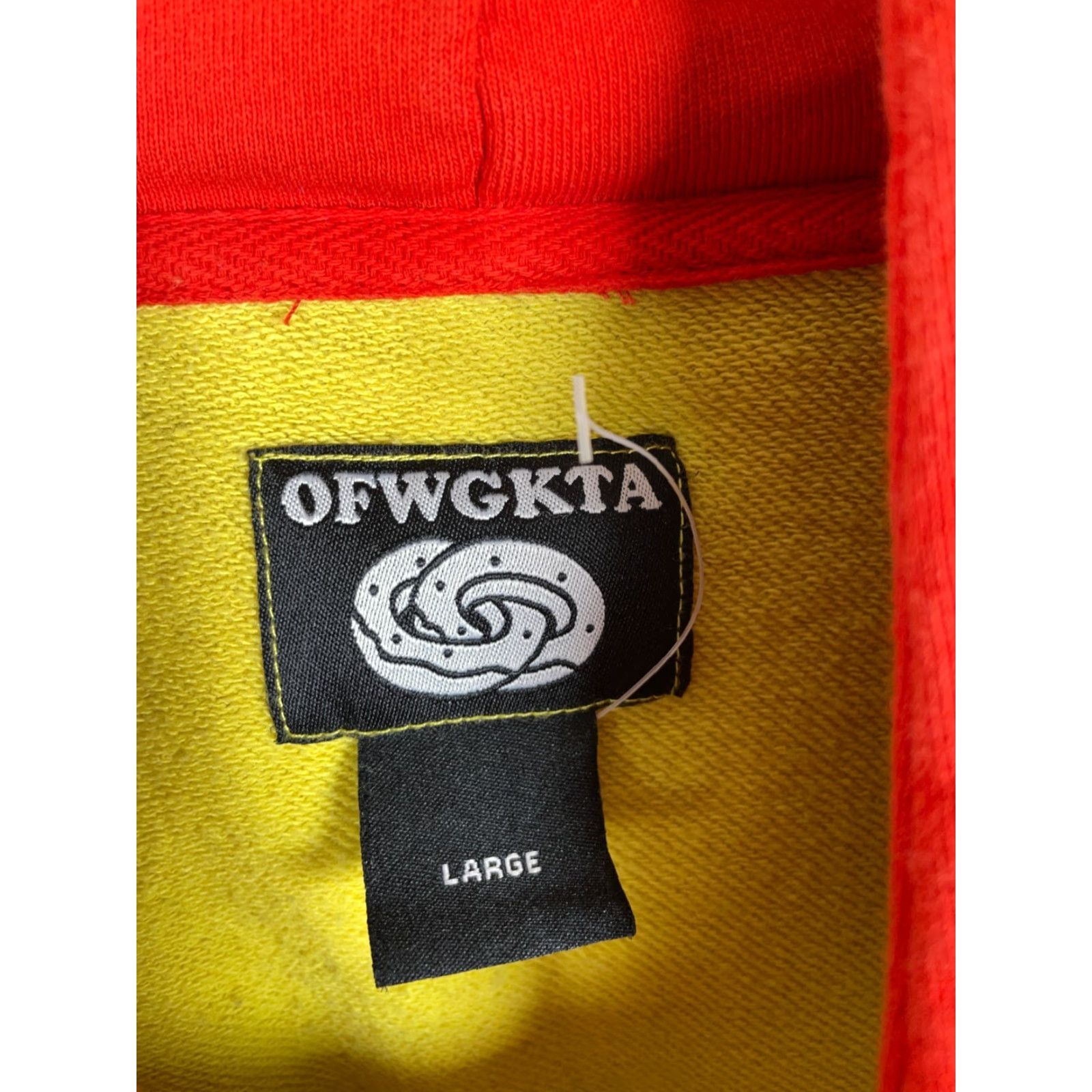 Odd Future Odd Future Hoodie Adult Large Yellow Blue Colorblock Sweatshirt Tyler Creator Size US L / EU 52-54 / 3 - 3 Thumbnail
