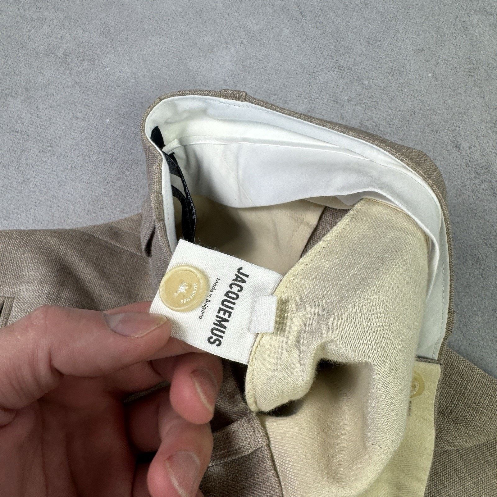 Jacquemus JACQUEMUS Le Coup De Soleil Beige Pants Size 36 Wool Size 26" / US 2 / IT 38 - 10 Thumbnail