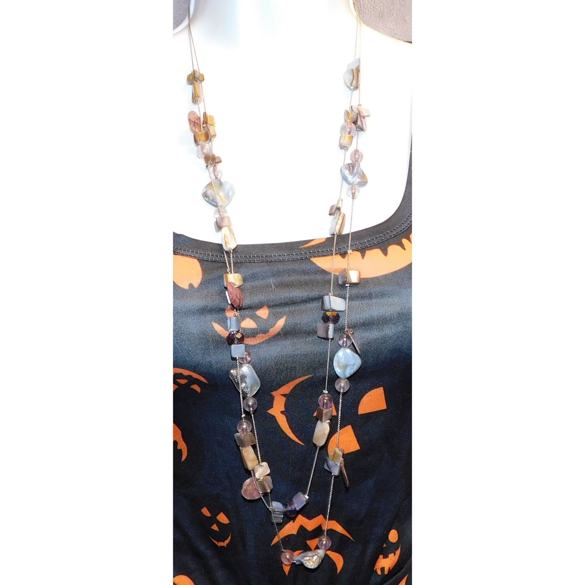 Other Purple Shell Necklace Size ONE SIZE - 6 Thumbnail